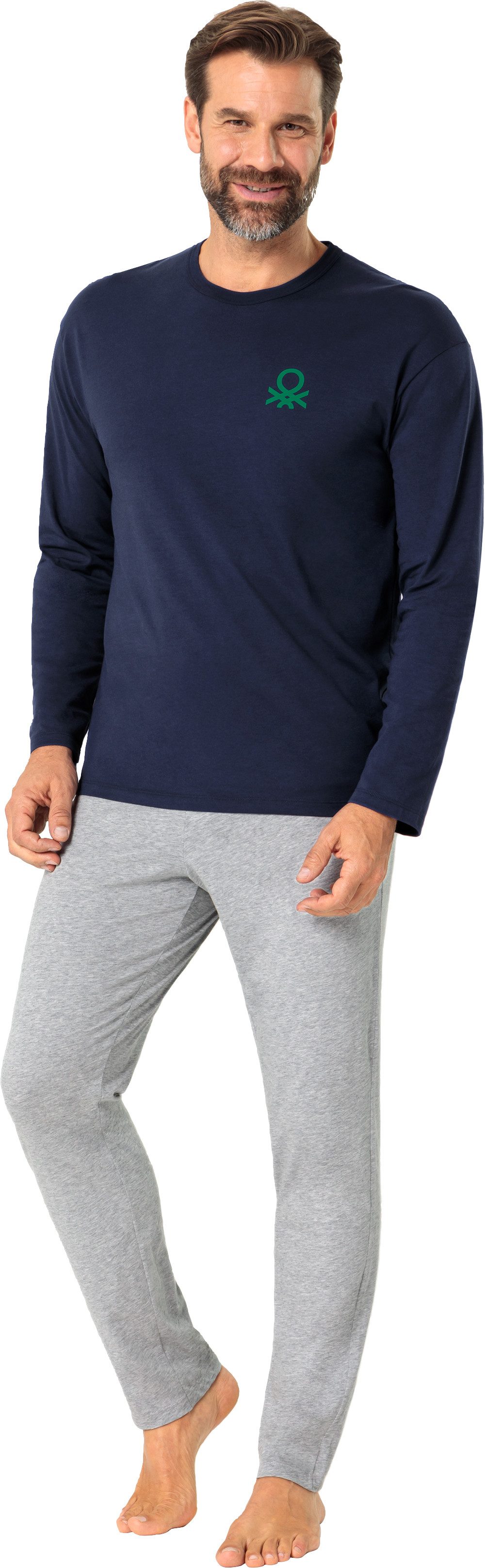 United Colors of Benetton Pyjama (Set, 2 tlg) aus reinem Baumwoll-Jersey – Bild 5 von 5