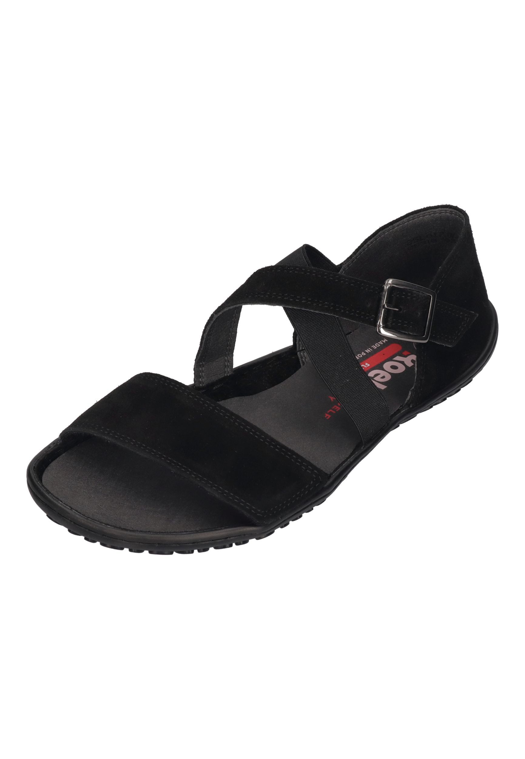 KOEL ISA SUEDE Barfußschuh Black