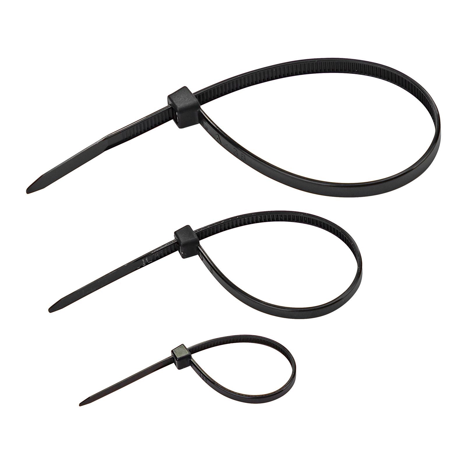 KesTek Kabelbinder Kabelbinder Sortiment 75 tlg. schwarz