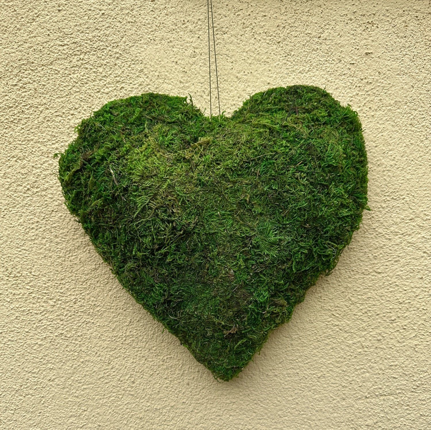 Radami Gartenfigur Moosherz Moos Herz 30cm für Türen Hochzeit Trauer Geburt günstig online kaufen