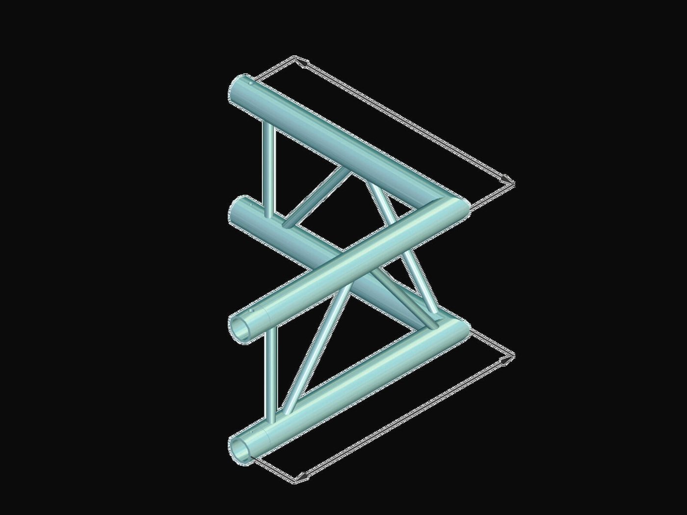 Thumbnail - Alutruss Rahmentraverse ALUTRUSS BILOCK BQ2-PAC21V 2-Weg Ecke 90°