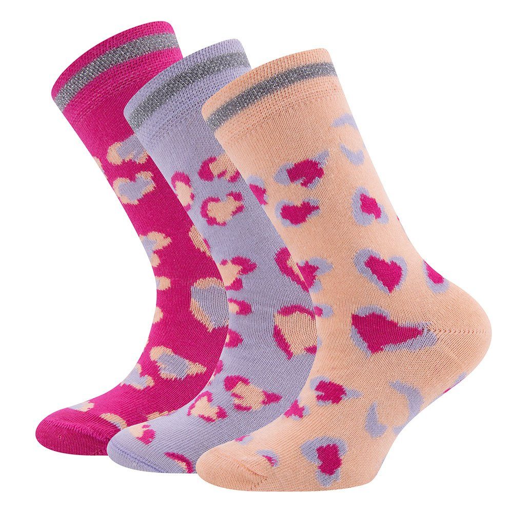 Ewers Socken Socken 3er-Set Leo (3-Paar)
