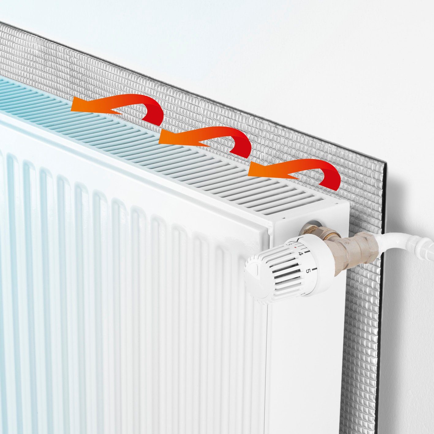 EASYmaxx Heizkörperreflexionsfolie Wärme-Reflexionsfolie zuschneidbar 70x10 günstig online kaufen