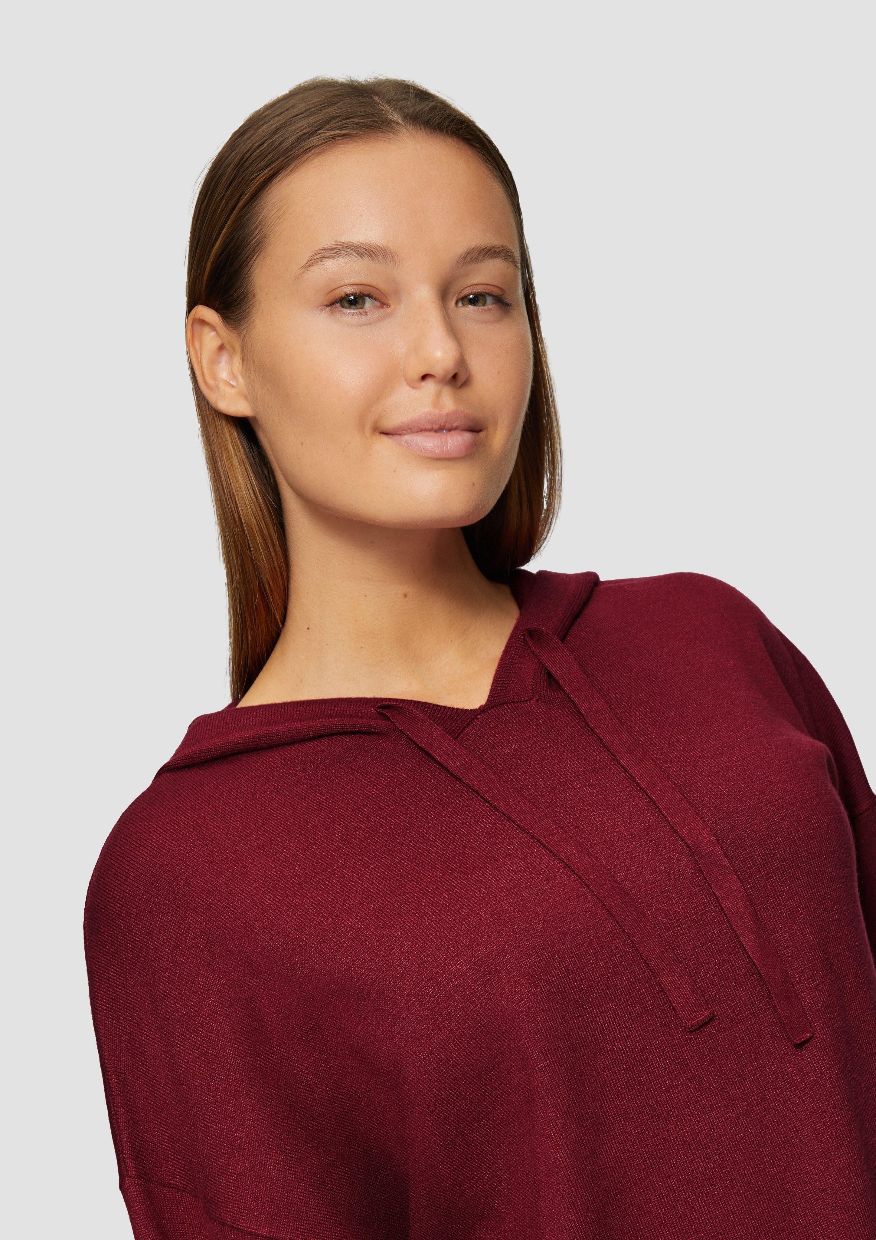 s.Oliver Strickpullover Oversized Strickpullover aus Viskosemix günstig online kaufen