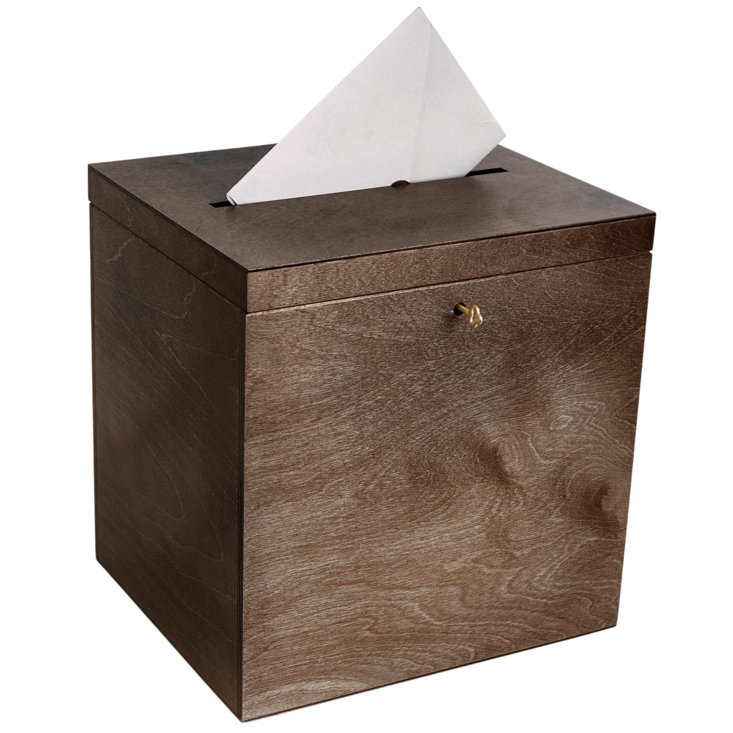 Creative Deco Dekokiste Kartenbox Hochzeit 29x25x30 cm Geschenkkarten Box Geldbox Briefbox
