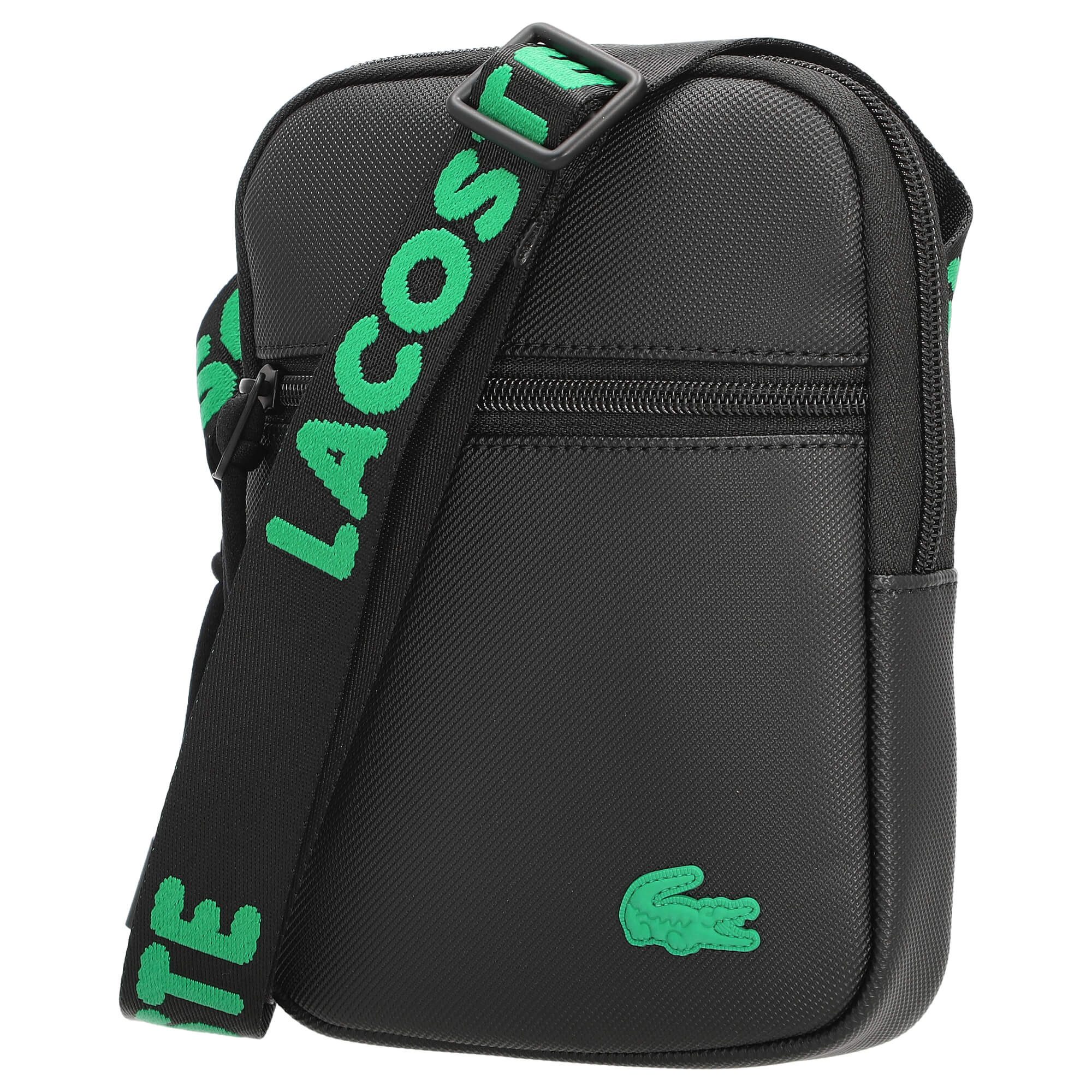 Lacoste Umhängetasche CST - Umhängetasche 21 cm (jacquard webbing noir) günstig online kaufen