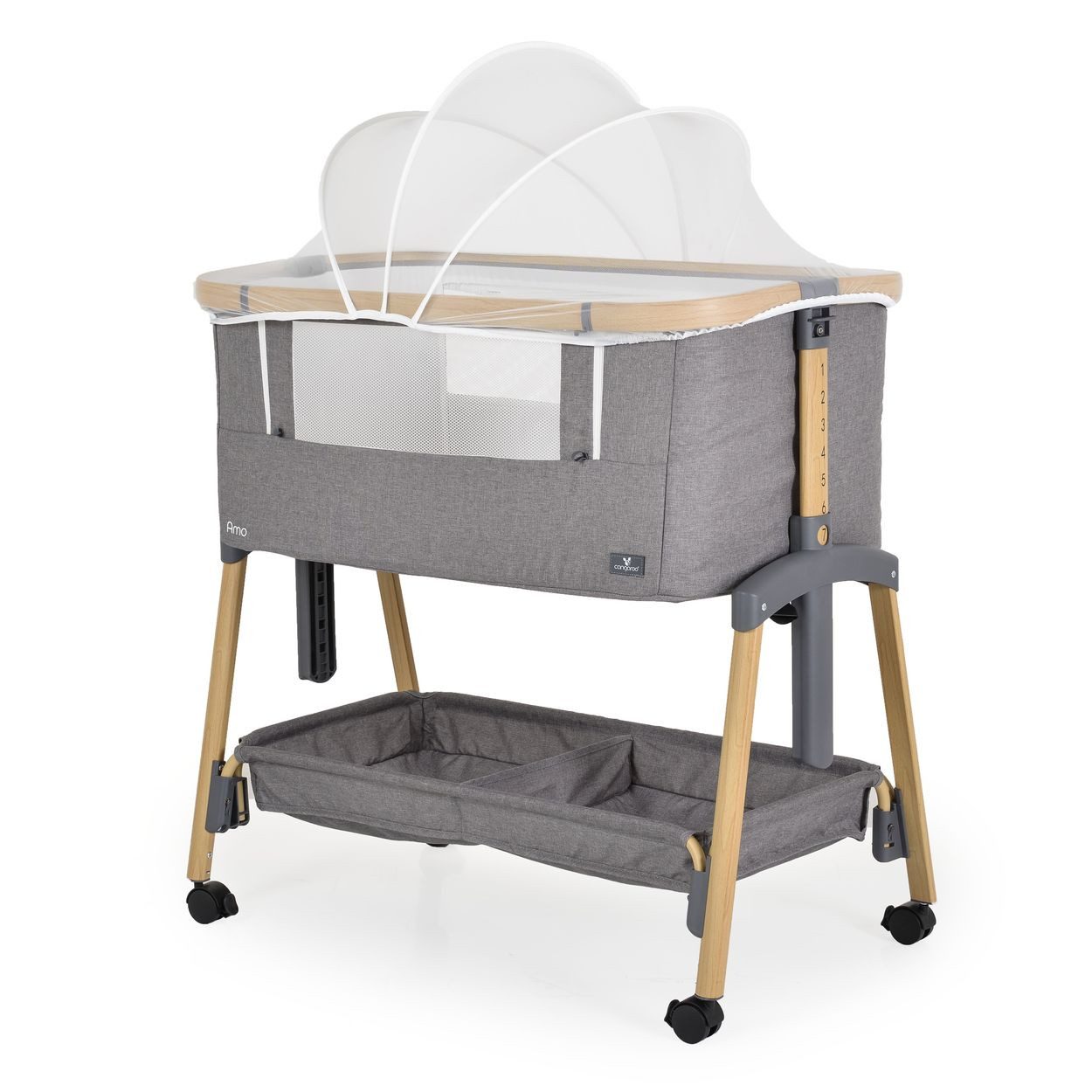 Cangaroo Komplettbett Beistellbett Amo Matratze, höhenverstellbar, günstig online kaufen