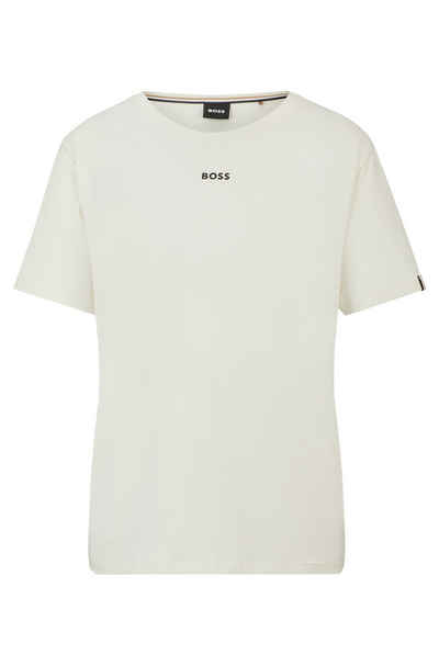 BOSS T-Shirt CI_T-Shirt mit BOSS Logo-Schriftzug & Label