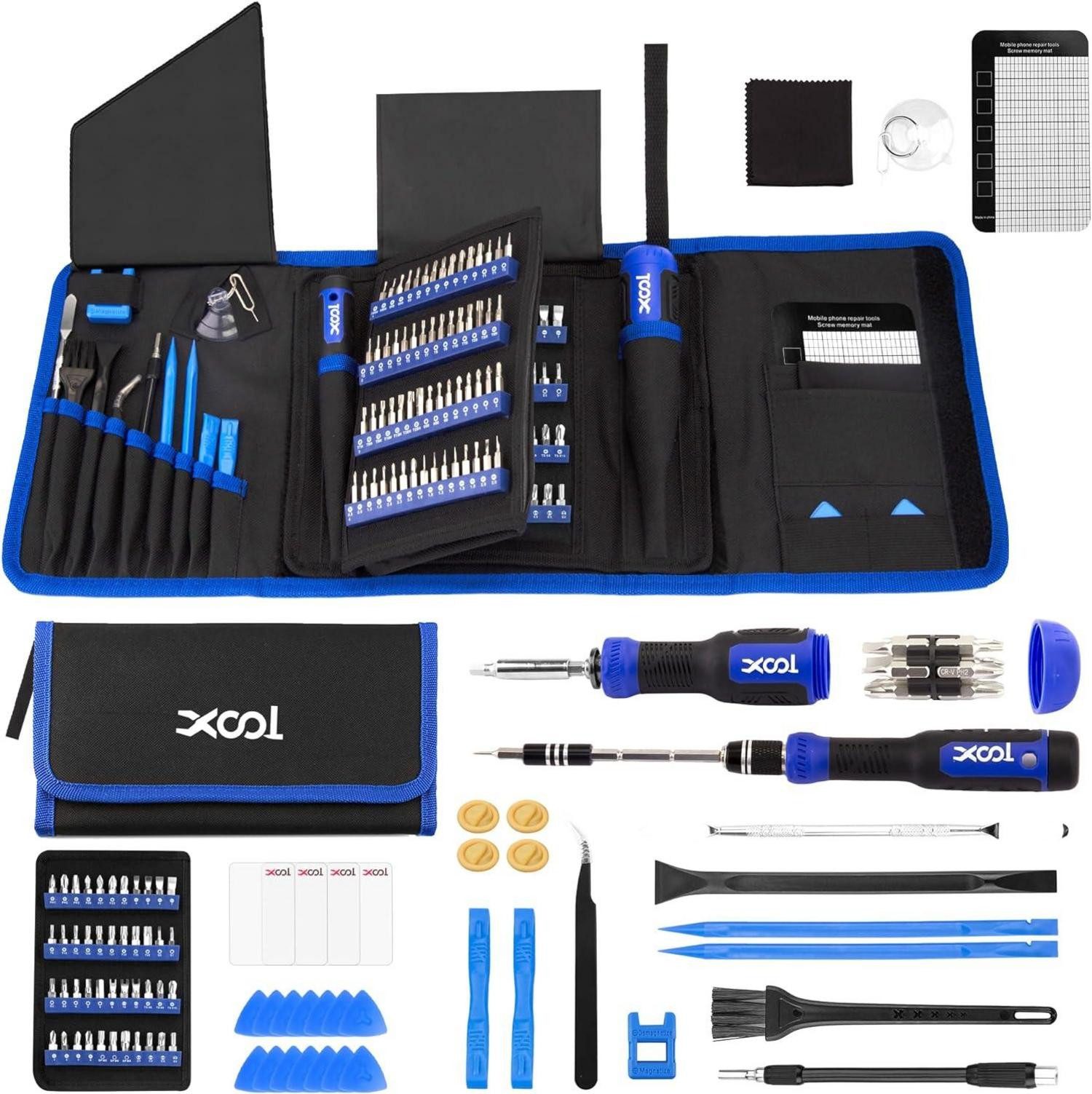 Multitool Feinmechaniker Schraubendreher Set 200 in 1 Mini Magnetisch Reparatur