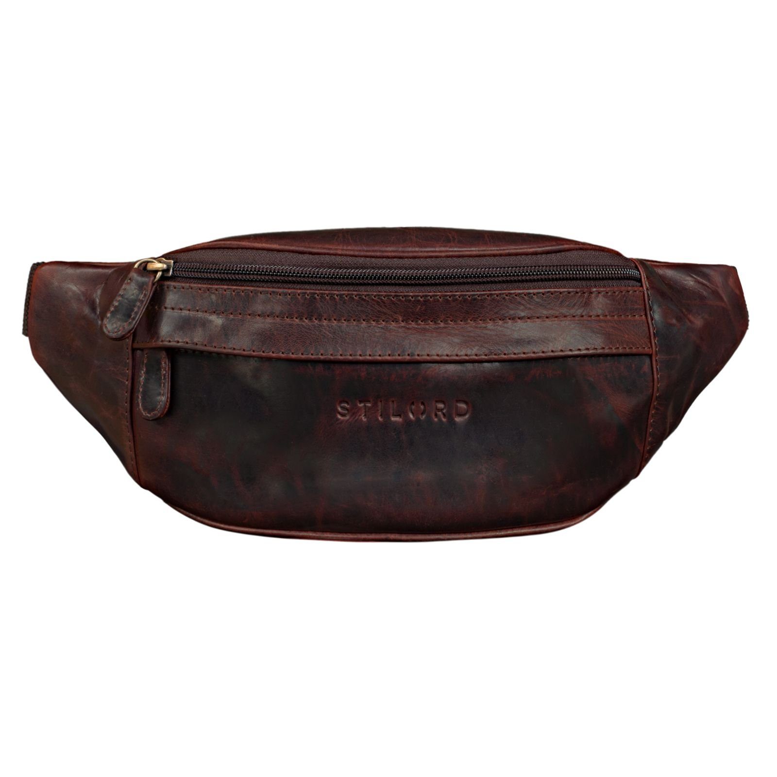STILORD Bauchtasche "Terry" Bauch Tasche Leder