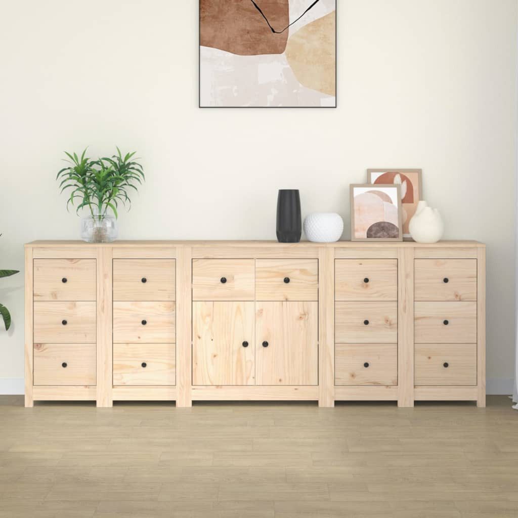 vidaXL Sideboard Sideboard 230x35x80 cm Massivholz günstig online kaufen