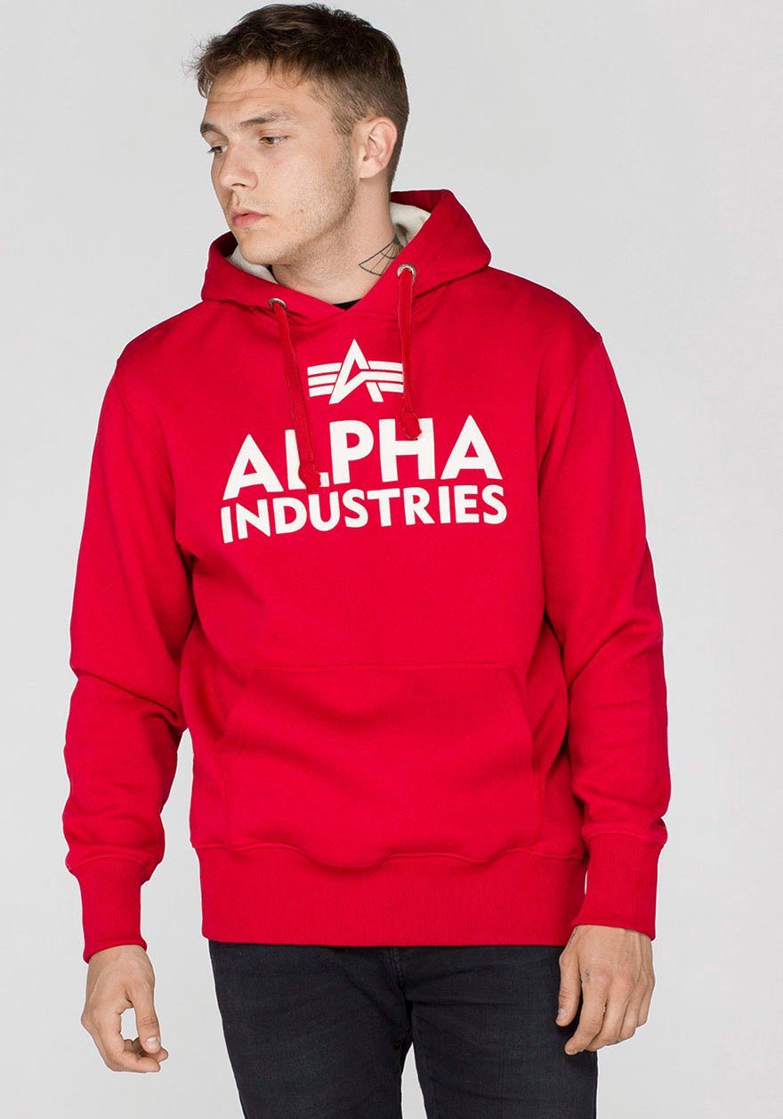 Alpha Industries Kapuzensweatshirt speed red