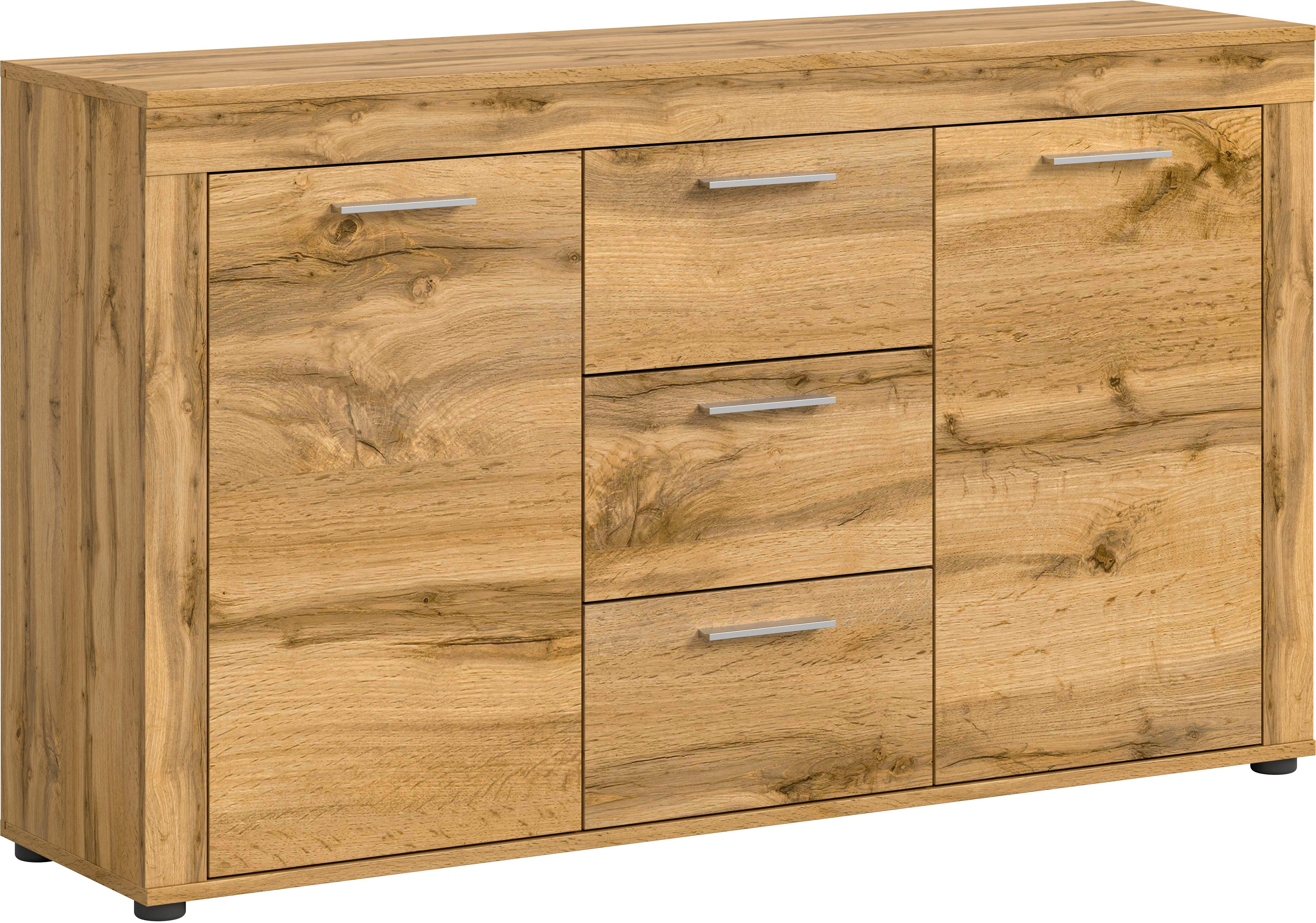 Sideboard Aosta, Breite 125 cm, in verschiedenen Farbausführungen