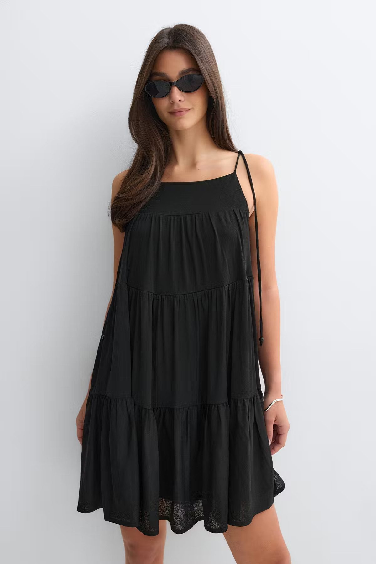 Gina Tricot Sommerkleid Flowy strap detail dress - Sommerkleid - Damen Kleid