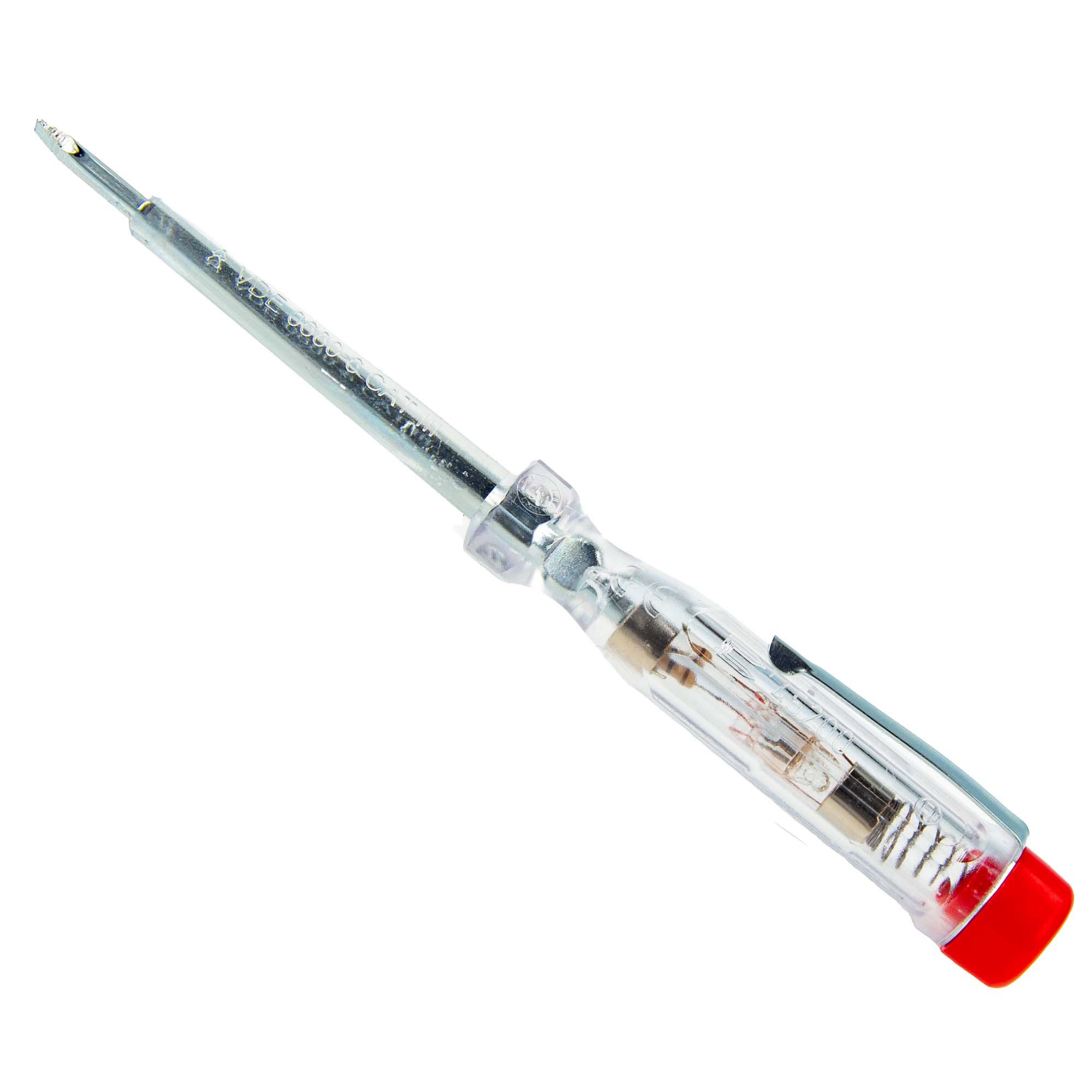EUROTOOLS Schraubendreher Spannungsprüfer Phasenprüfer 250 V, Schlitz - Schraubendreher 140 mm