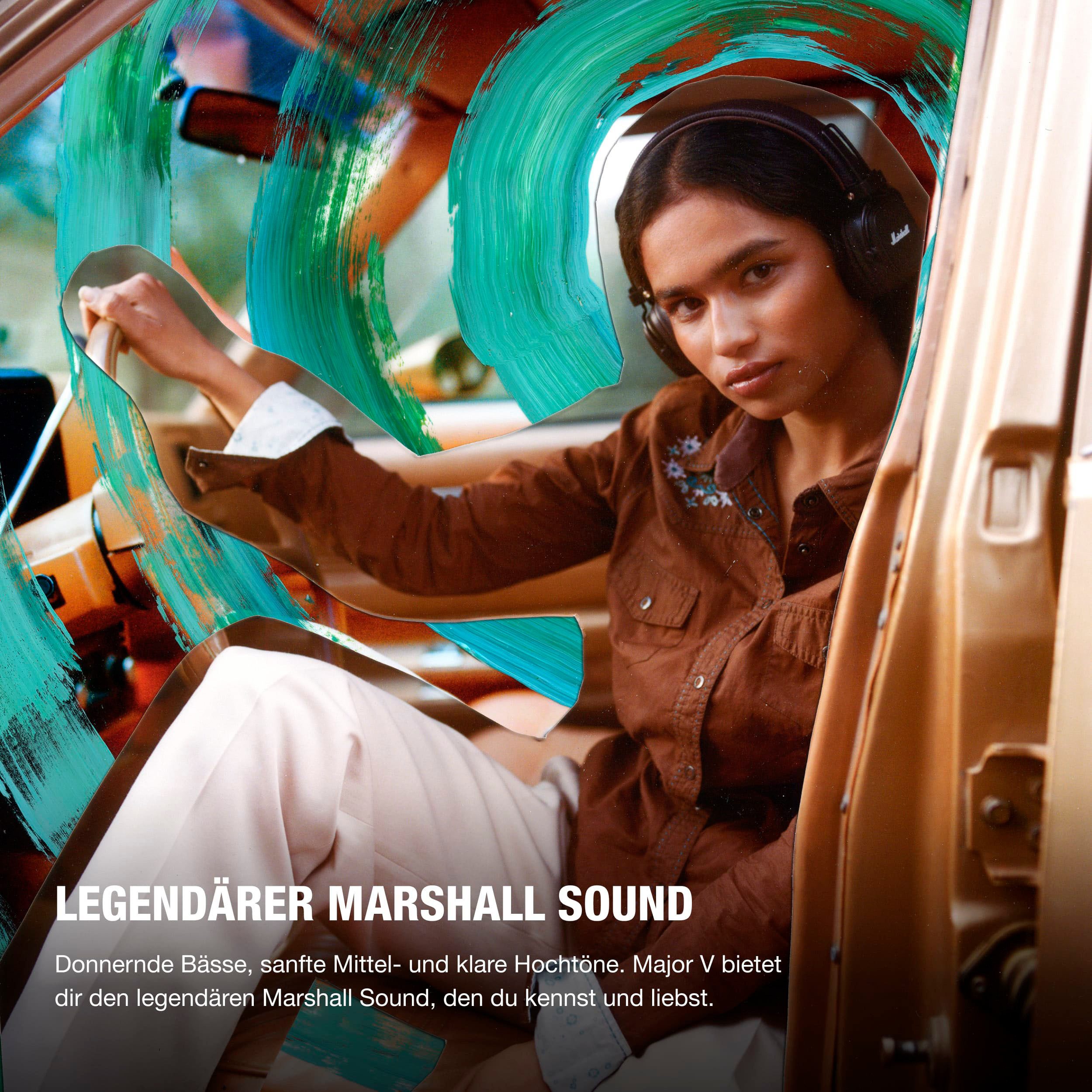 Marshall Major V On-Ear-Kopfhörer (Freisprechfunktion, Bluetooth)