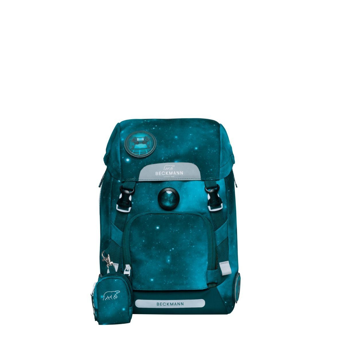 Beckmann Schulranzen Classic (6tlg., inkl. Sportrucksack, Federmäppchen, Schlamperrolle und Buttons)