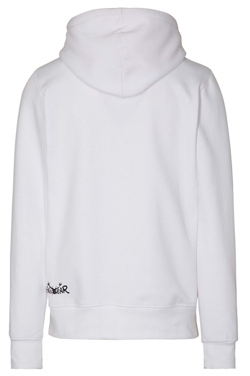 Hangowear Rundhalspullover Hoodie Damen - XAVIRA - weiß