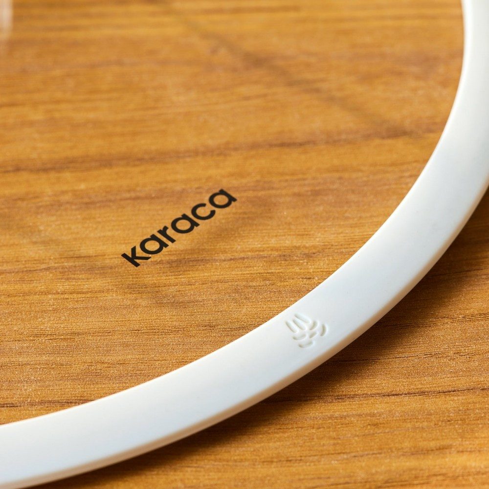 Karaca Kochtopf Karaca Swiss Crystal Almond Cream Kasserolle mit Edelstahlgriff 24 cm