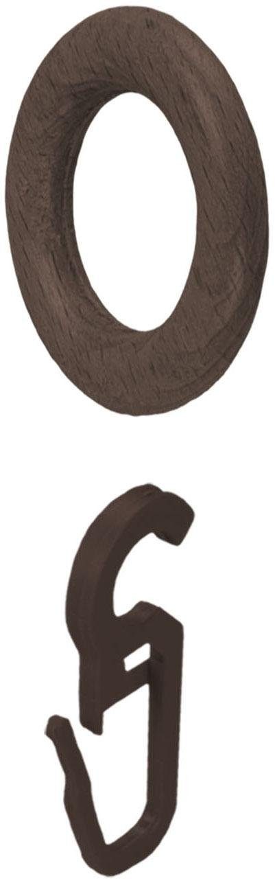 Liedeco Gardinenring, Gardinen, Gardinenstangen, (8-St) günstig online kaufen