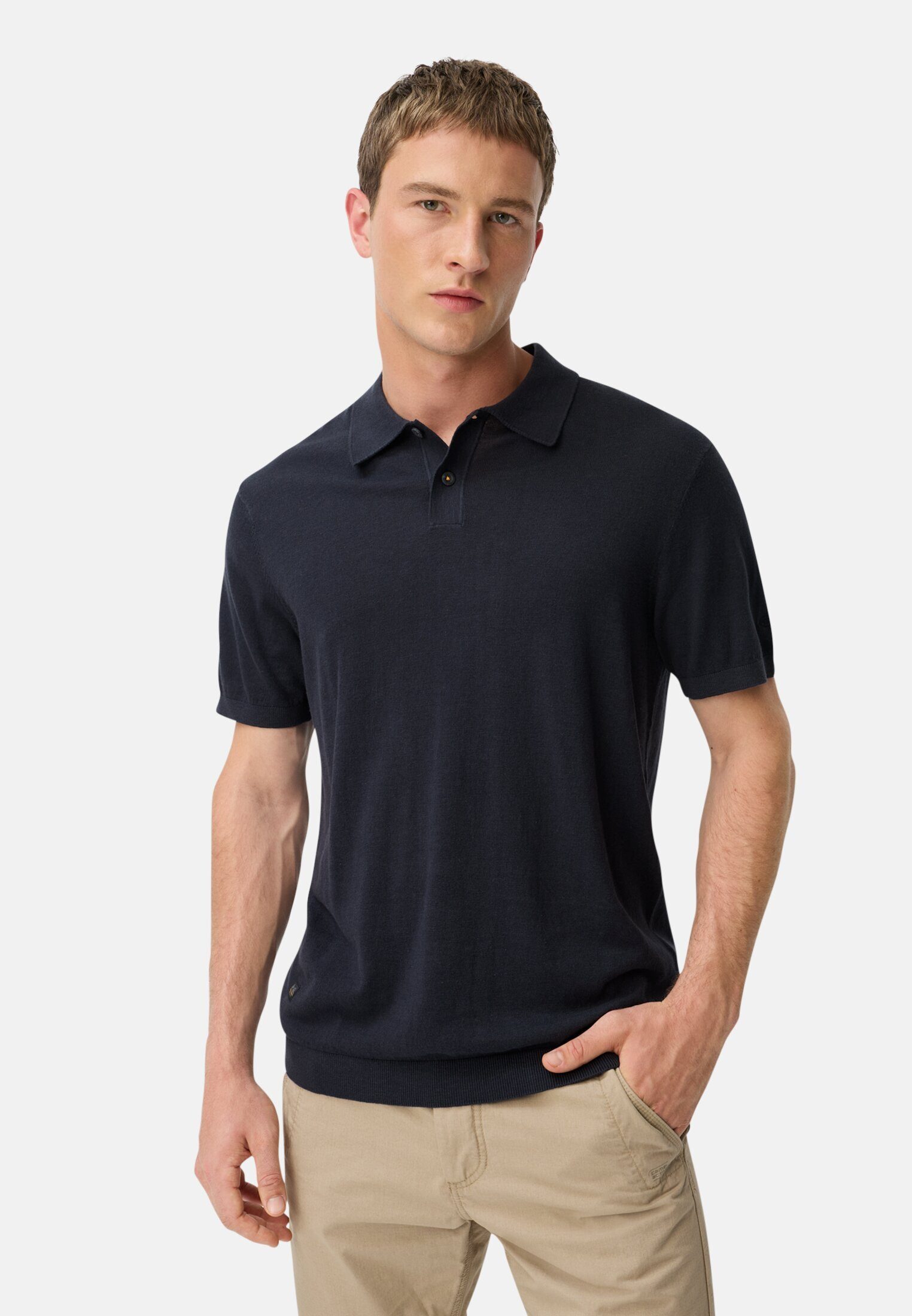 camel active Poloshirt aus reiner Baumwolle günstig online kaufen