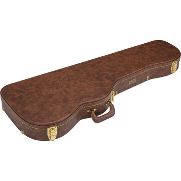 Fender E-Gitarren-Koffer, Classic Series Poodle Case Strat/Tele Brown - Koffer für E-Gitarren