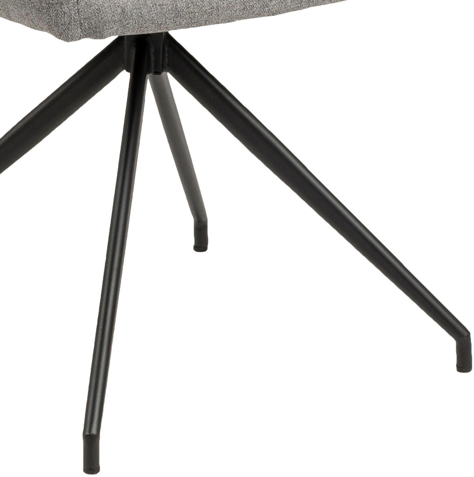 ACTONA mit cm GROUP 47 mit auswählbar Sitzhöhe Drehstuhl, Drehfunktion, einer Metallbeinen,