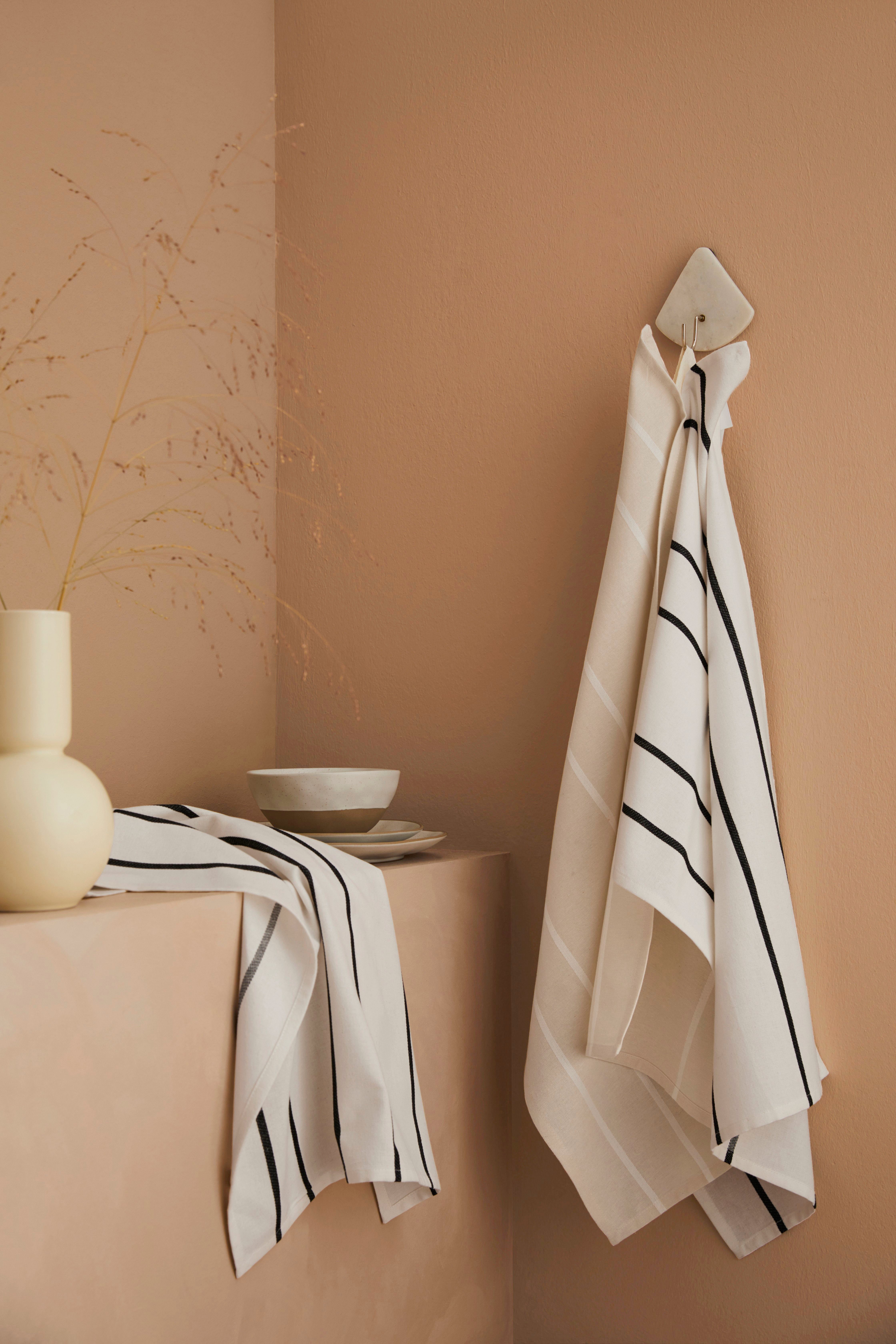 LeGer Home by Lena Gercke Geschirrtuch Anisha, aus 100% Baumwolle, (Set, 10-tlg), in zwei unterschiedlichen Farben, Maße je Tuch ca. 50x70 cm