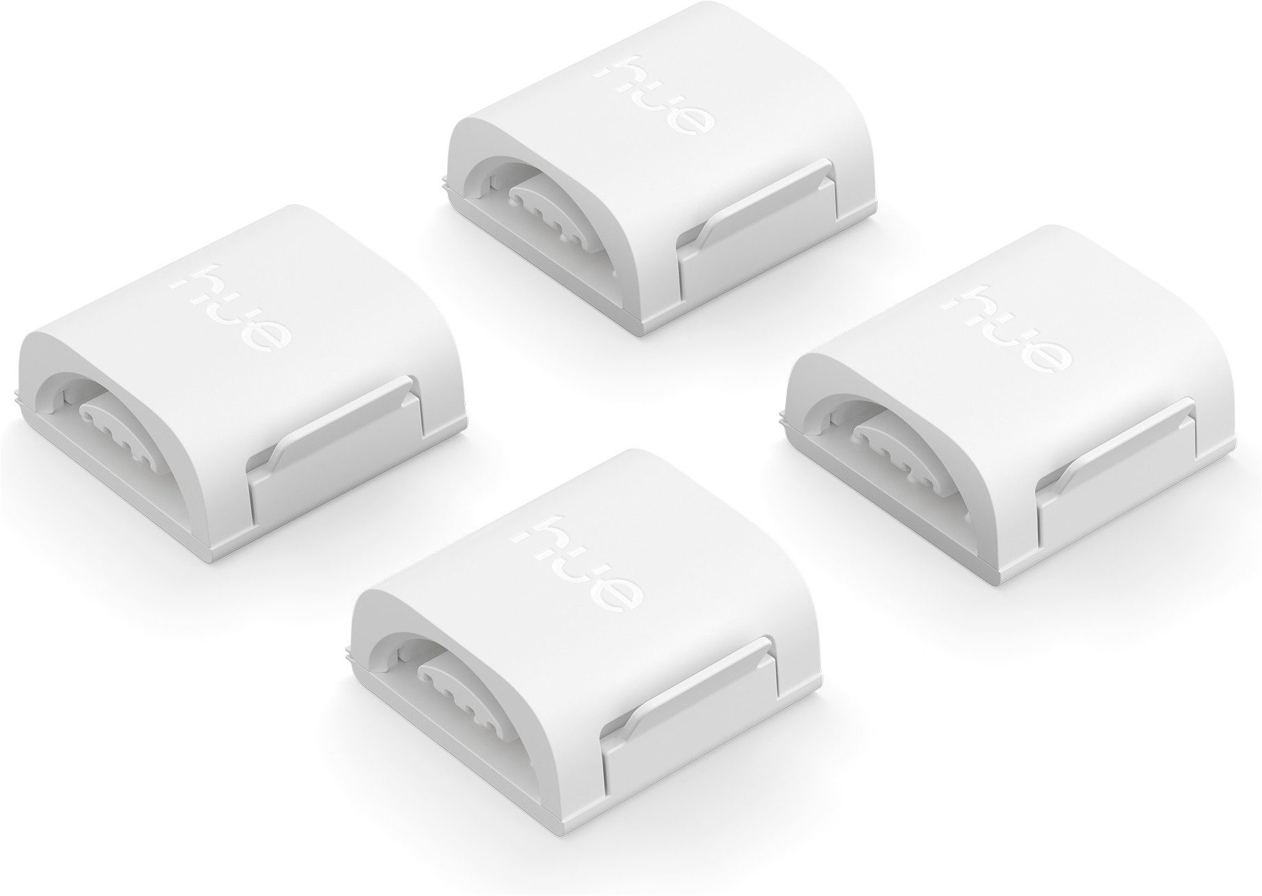 Philips Hue Kabelverbinder-Sortiment Flux Gradient LED-Streifen Zubehör, Verbinder, Set, 4-tlg., 4x Philips Hue Flux Gradient Lightstrip Zubehör, Verbinder