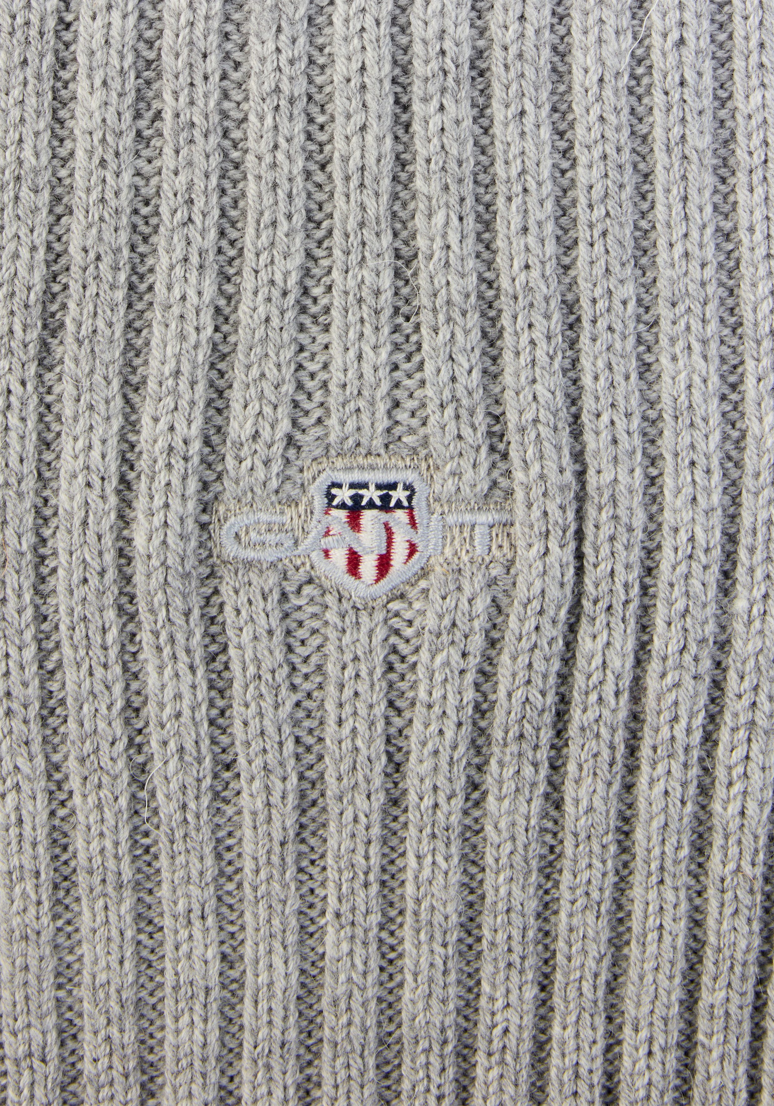 Gant Strickschal COTTON BLEND LOGO günstig online kaufen