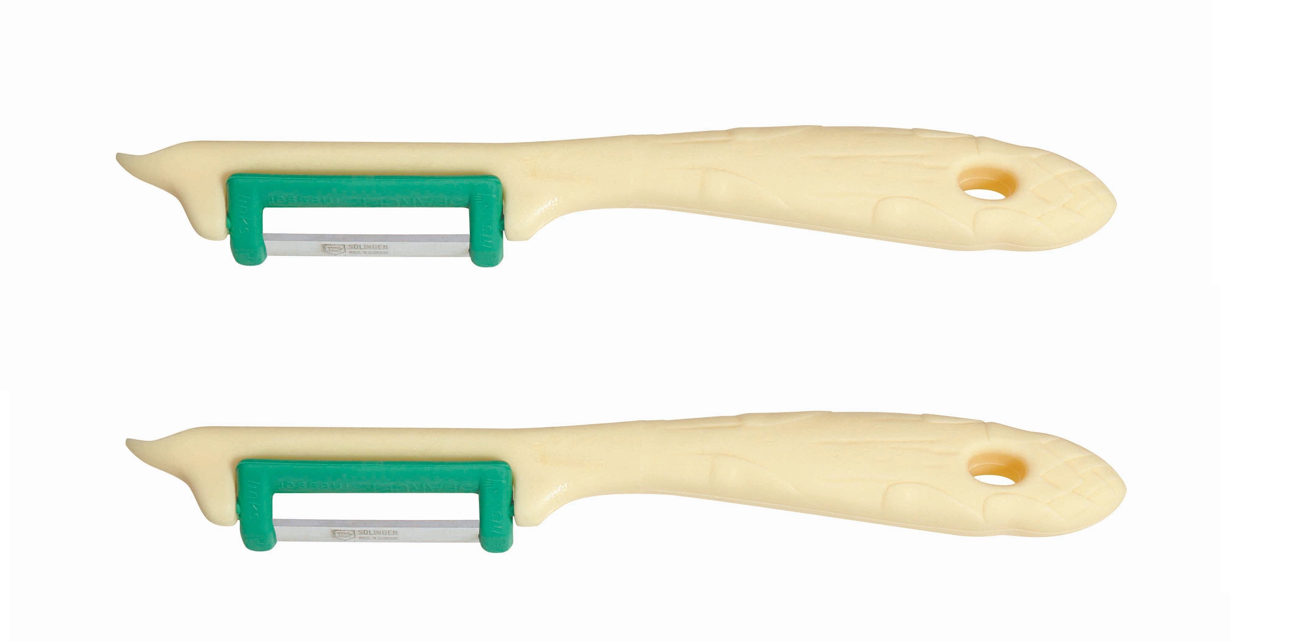 Neustanlo Spargelschäler Spargelschäler Set, Solinger Klinge, geeignet für Obst und Gemüse