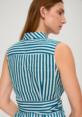 s.Oliver BLACK LABEL Blusentop Bluse mit Wickel-Detail