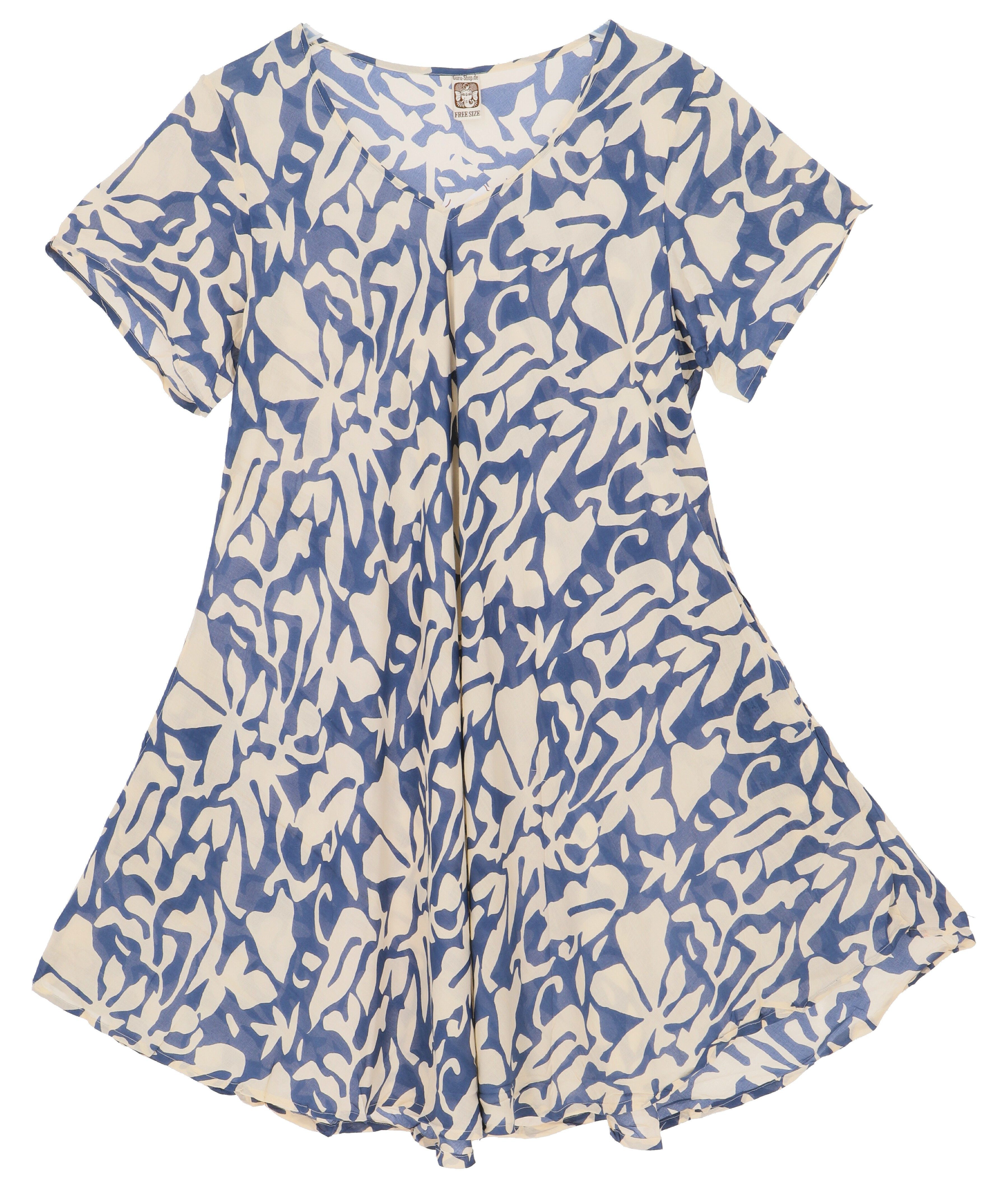 Guru-Shop Midikleid Luftiges Boho Minikleid, weites günstig online kaufen