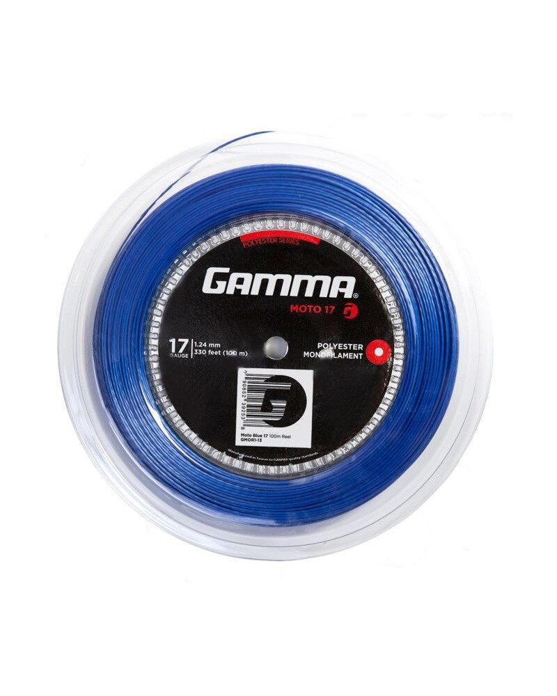 Tennissaite Moto (Haltbarkeit+Spin) 5 Jahre Limited Edition blau 100m Rolle