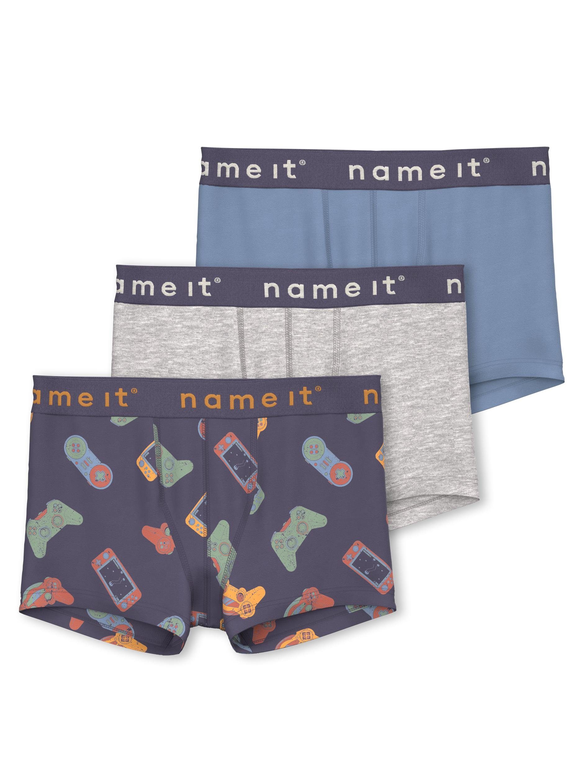 Name It Boxershorts (3-St), Boxershorts für Kinder | Klassische Slips