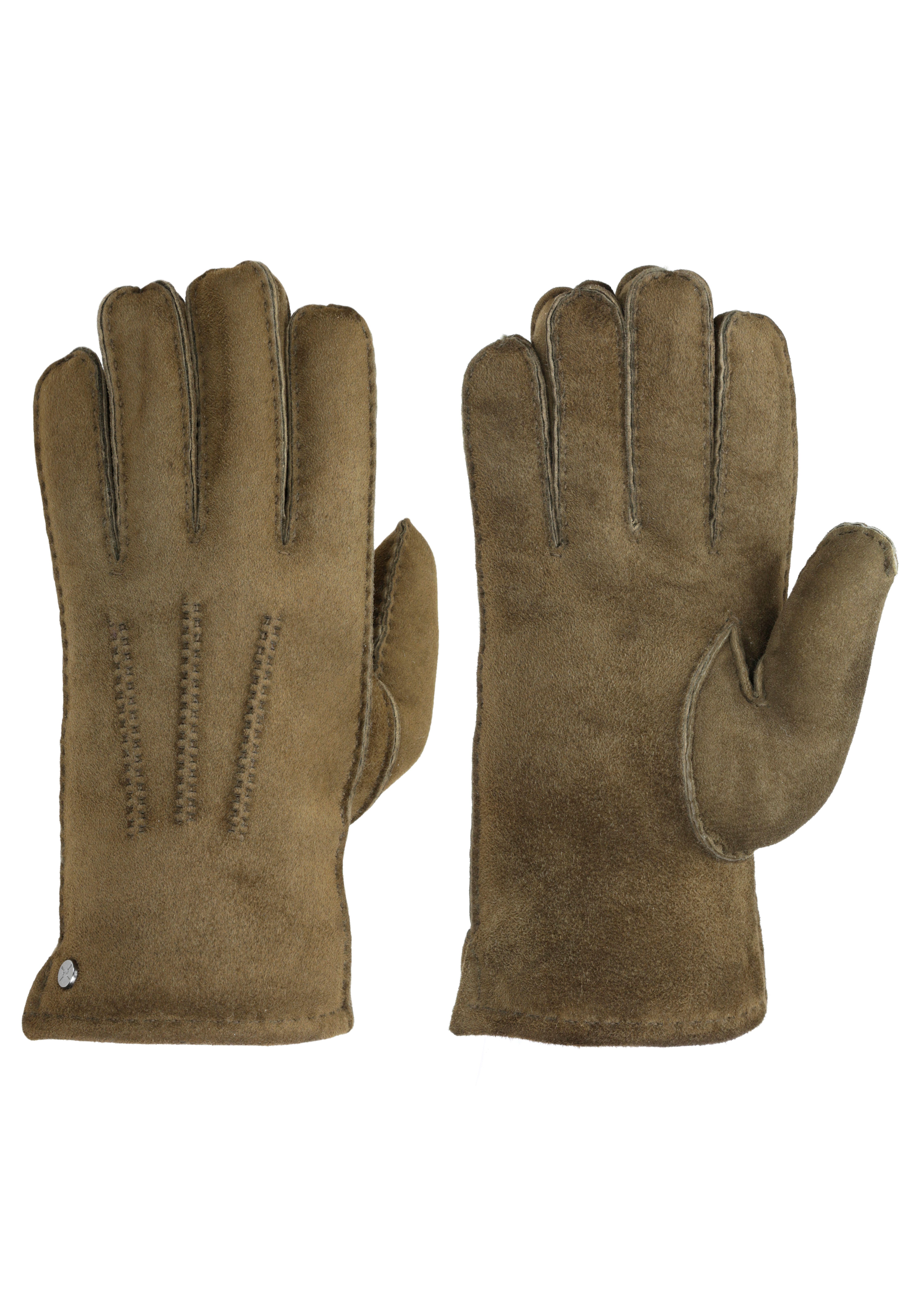 PEARLWOOD Lederhandschuhe NORTH (1 Paar) warm gefüttert, Ziernähte, Tempera günstig online kaufen