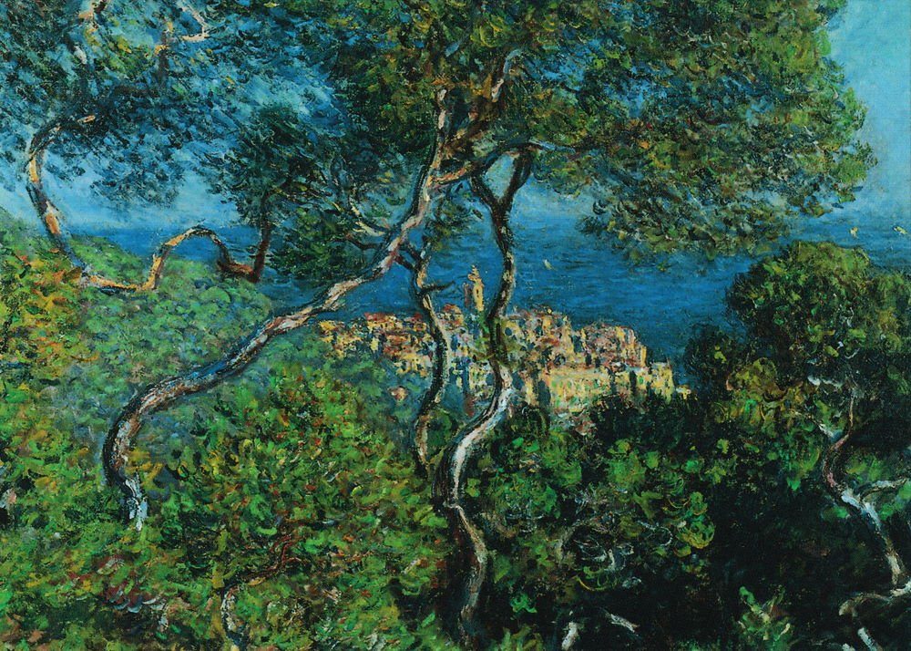 Postkarte Kunstkarte Claude Monet "Bordighera"
