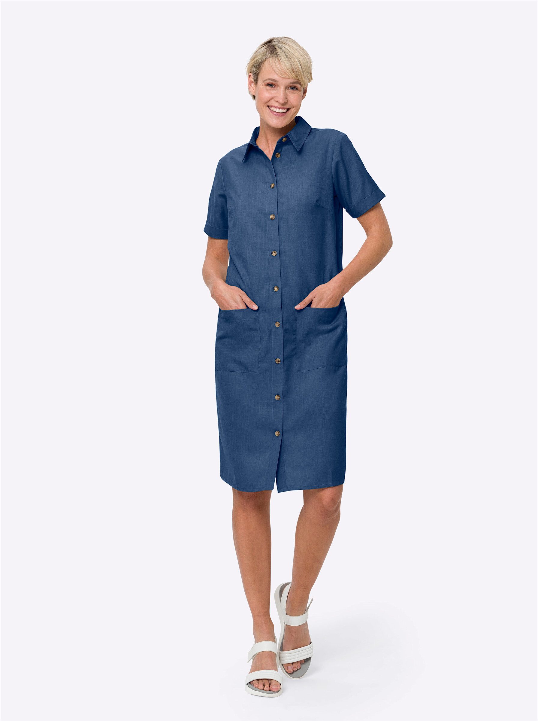 Etuikleid Hemdblusenkleid