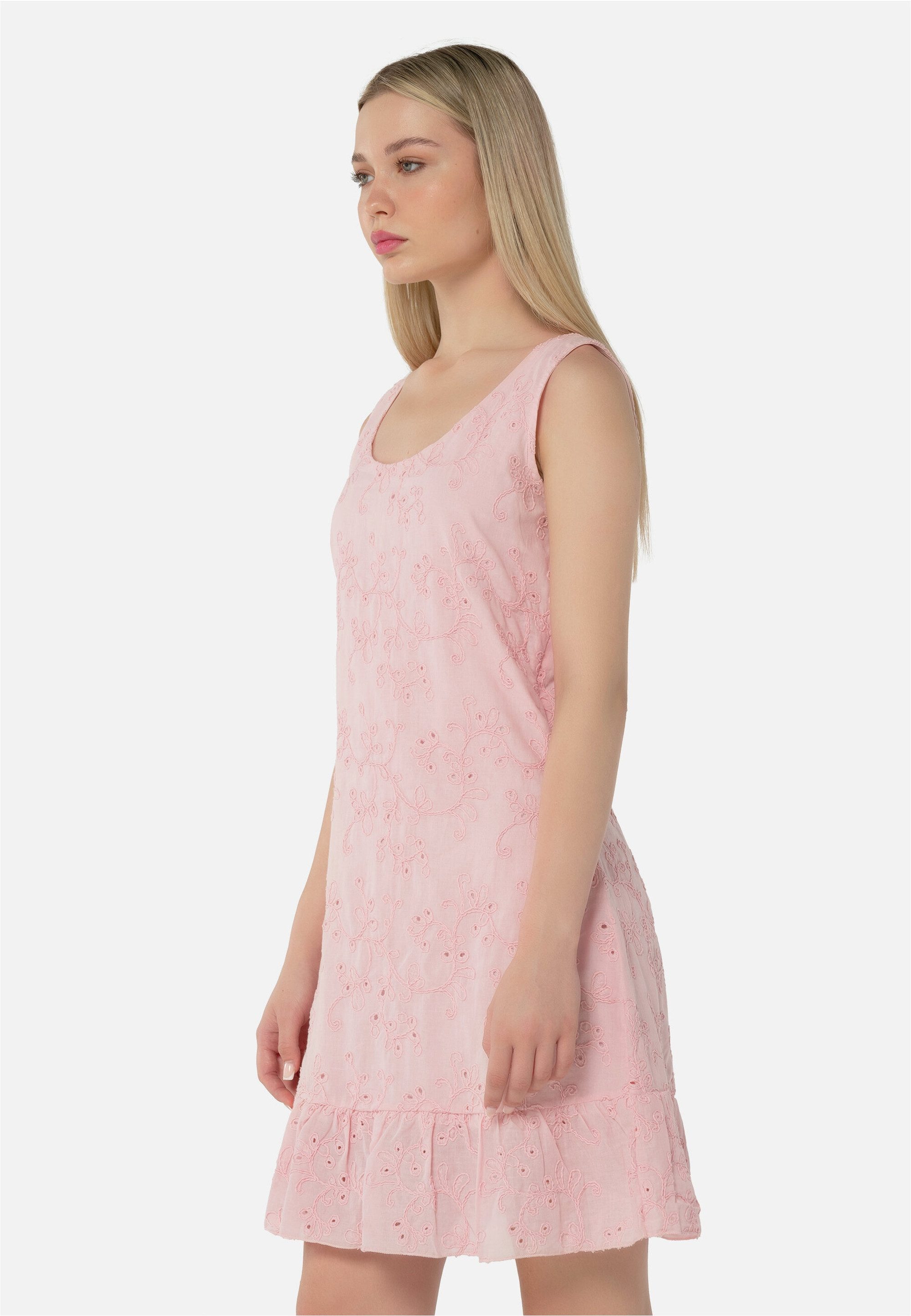 freshlions Jerseykleid Avery (1-tlg) mit gerafftem Faltenrock günstig online kaufen