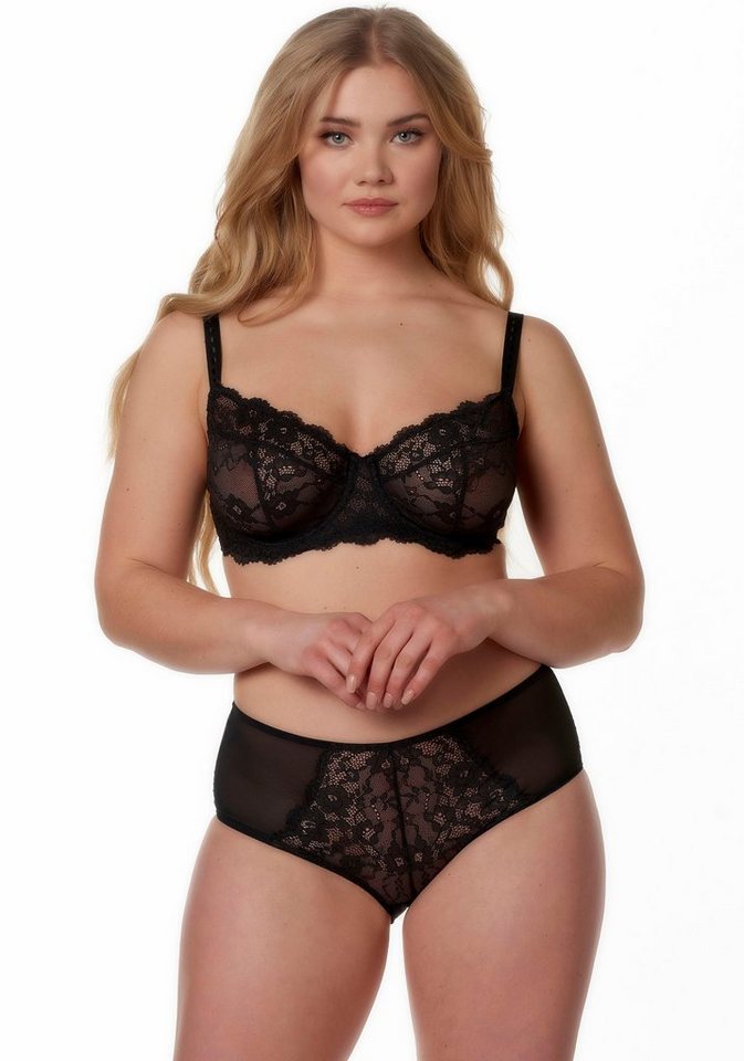 After Eden D-cup & up Panty BO Mit Spitze, leicht durchsichtig, feminin, bequem, weich, elastisch