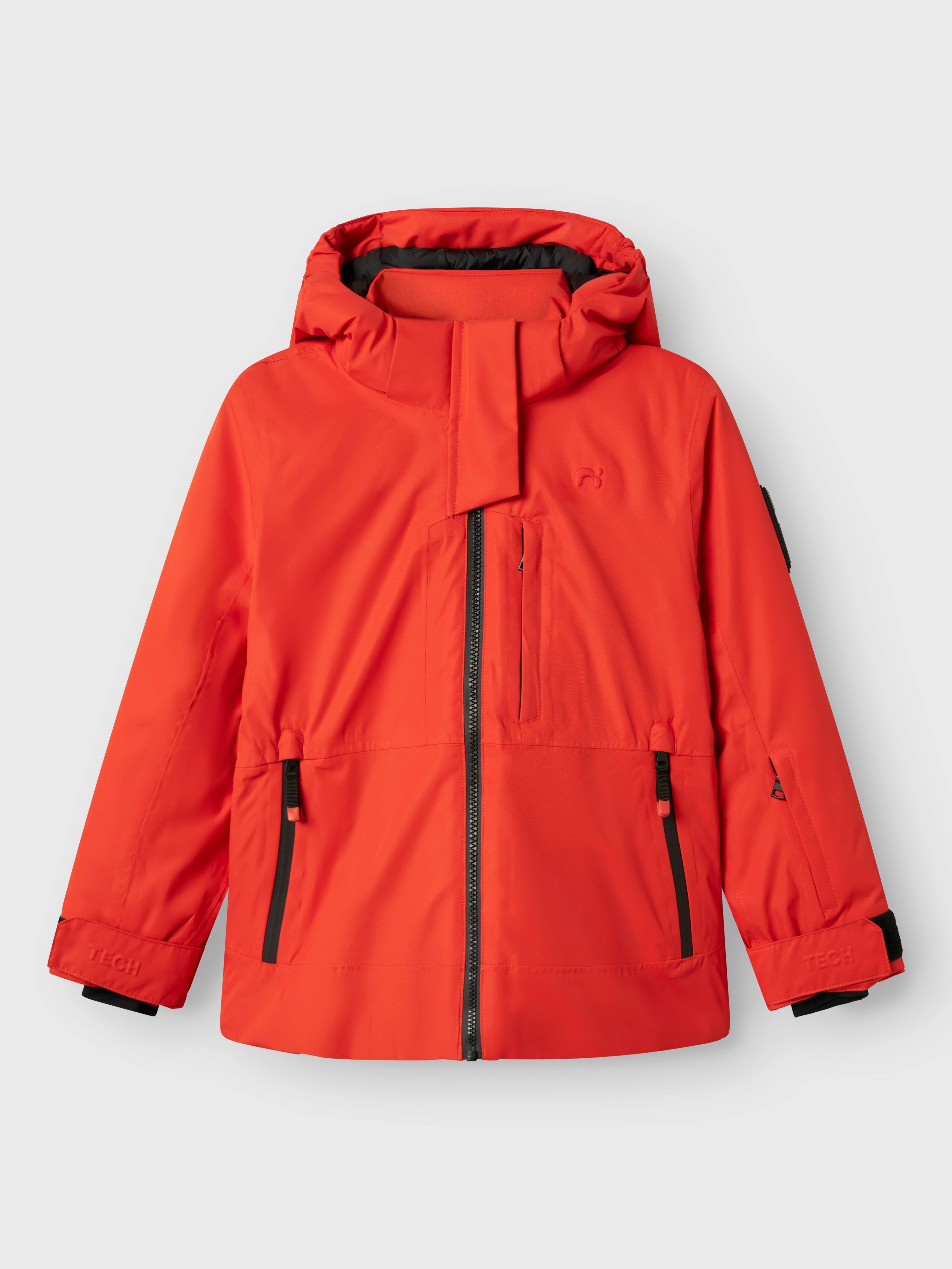 Name It Skijacke NKNSLOPE10 JACKET SKI EDITION FO NOOS Skipasstasche, Recco-Reflektor, winddicht, wasserdicht