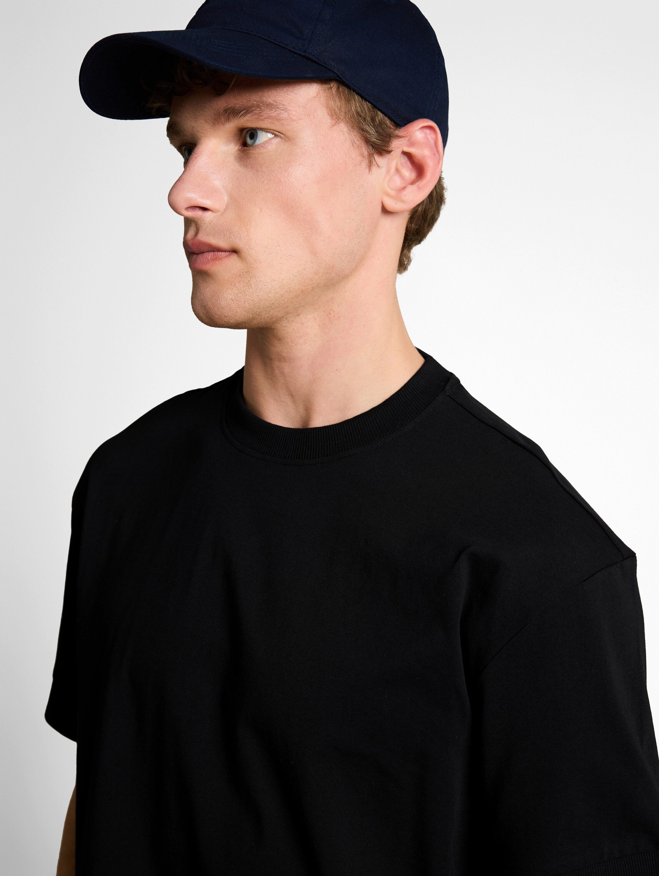 TOM TAILOR Denim T-Shirt unifarben – Bild 3 von 5