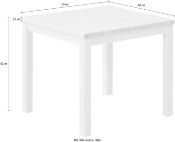 Hammel Furniture Couchtisch Basic Marcus, zwei Größen (110 cm mit Platteausklap), zwei Massivholzarten, stabiler dänische Design Kaffeetisch, Sofatisch