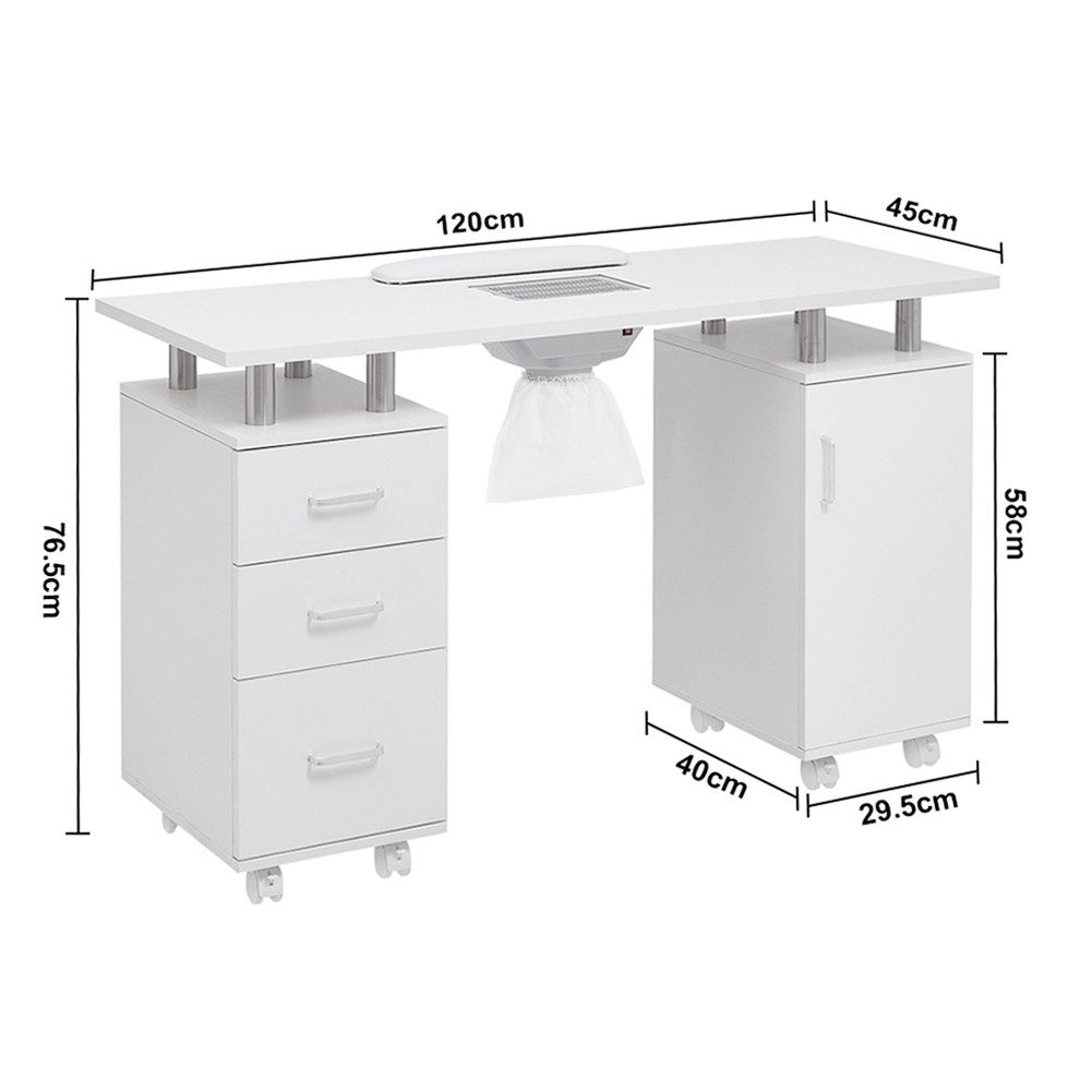 DARDVORLAG Arbeitstisch Profi Nageltisch, Nagelrekonstruktion mit Absaugung günstig online kaufen