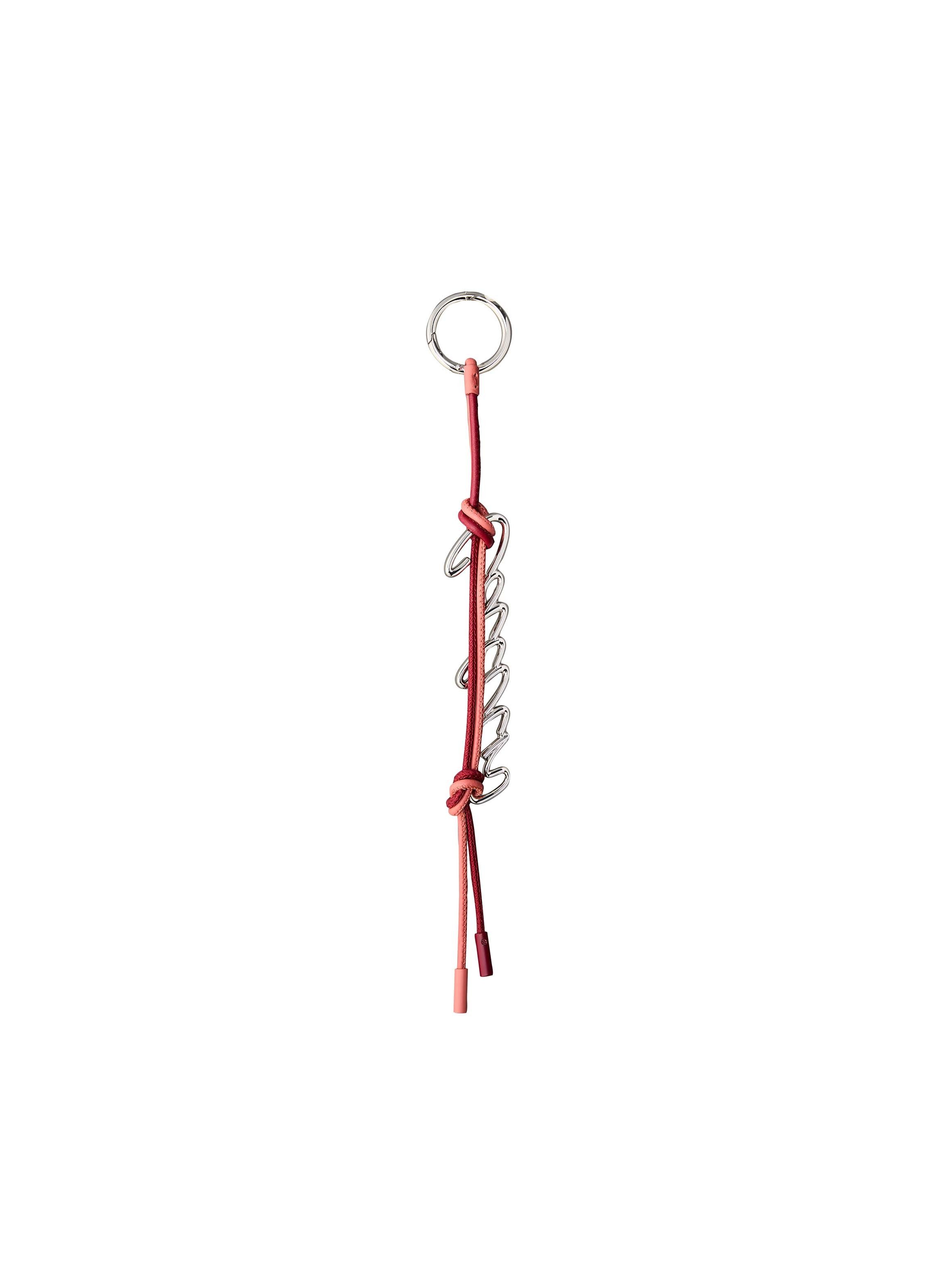 Calvin Klein Schlüsselanhänger KNOTTED SCRIPT HW BAG CHARM, Taschenanhänger, Taschen Charm, Bag Charm mit Metall-Ring