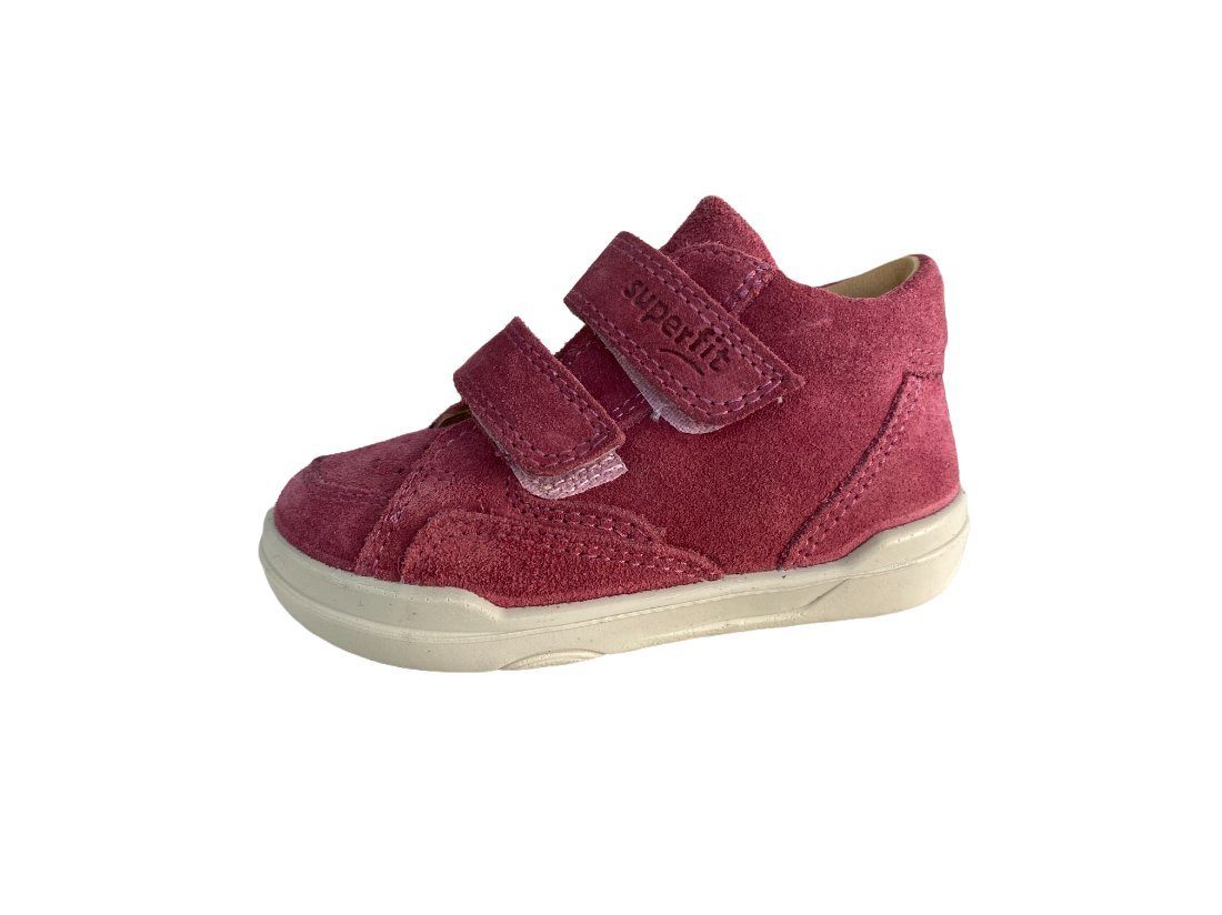 Superfit superfit Kinder Sneaker Halbschuh SUPERFREE 1-000531-5500 PINK Velour Lauflernschuh