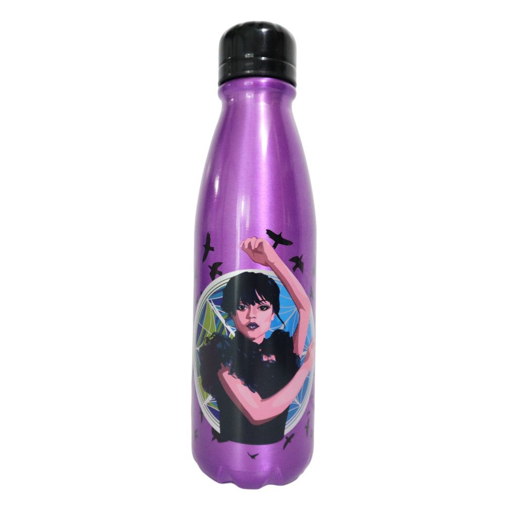 Wednesday Trinkflasche Netflix Wednesday Aluminium Wasserflasche Flasche 600 ml