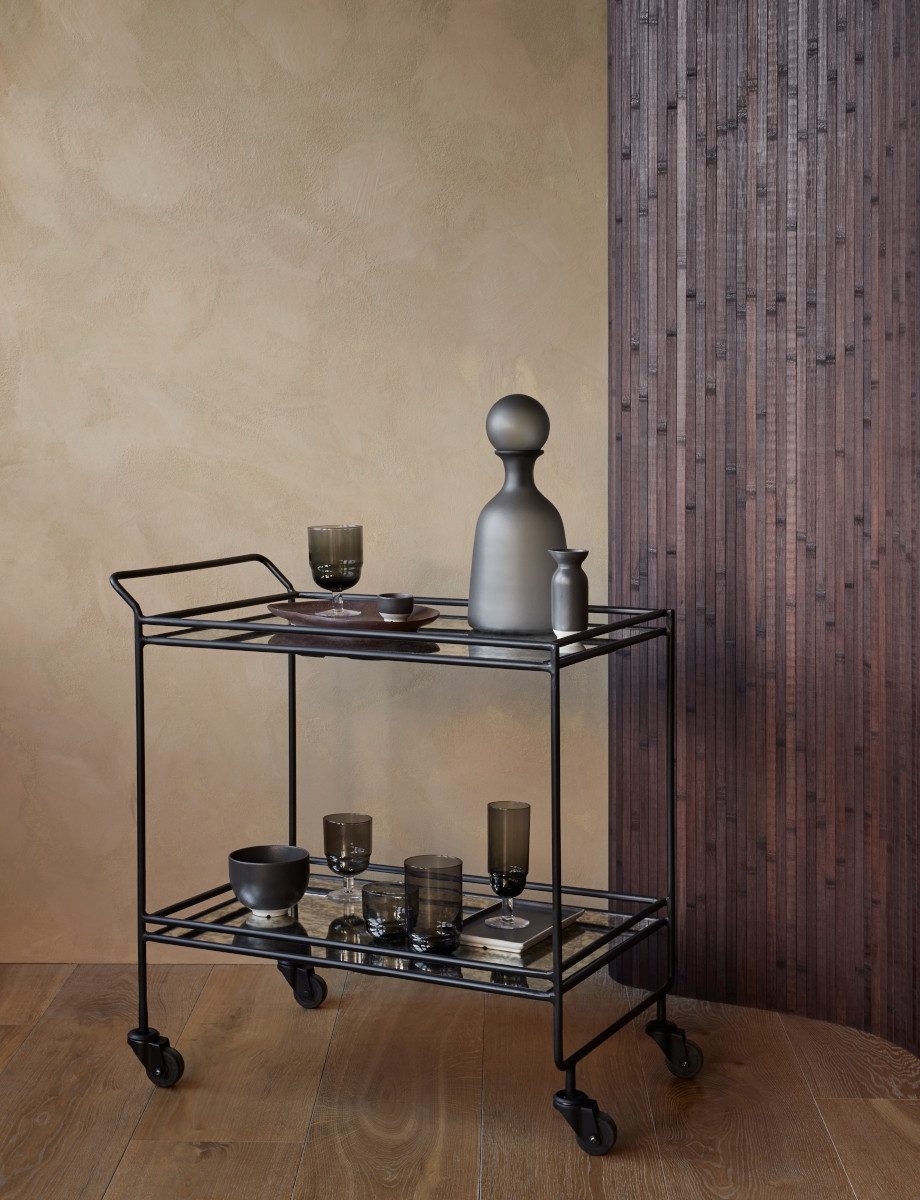 Broste Copenhagen Rotweinglas NORDIC BISTRO Rotweinglas smoke 0,25 l, Mundgeblasenes Glas, Nordic Bistro Rotweinglas