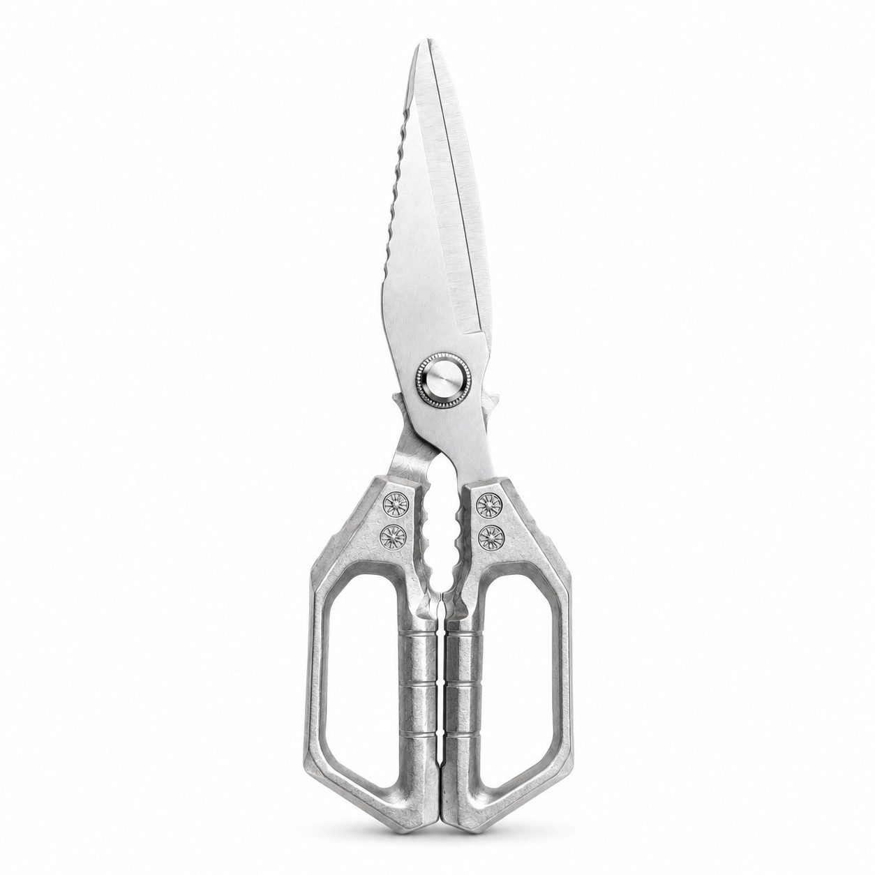 Luckice Haushaltsschere Multifunktionale Edelstahl‑Küchenschere, robuste Haushaltsschere, (Set, mit Nussknacker, Flaschenöffner und Fischschuppen), Edelstahl für den täglichen Kücheneinsatz, Mehrere funktionen in einem