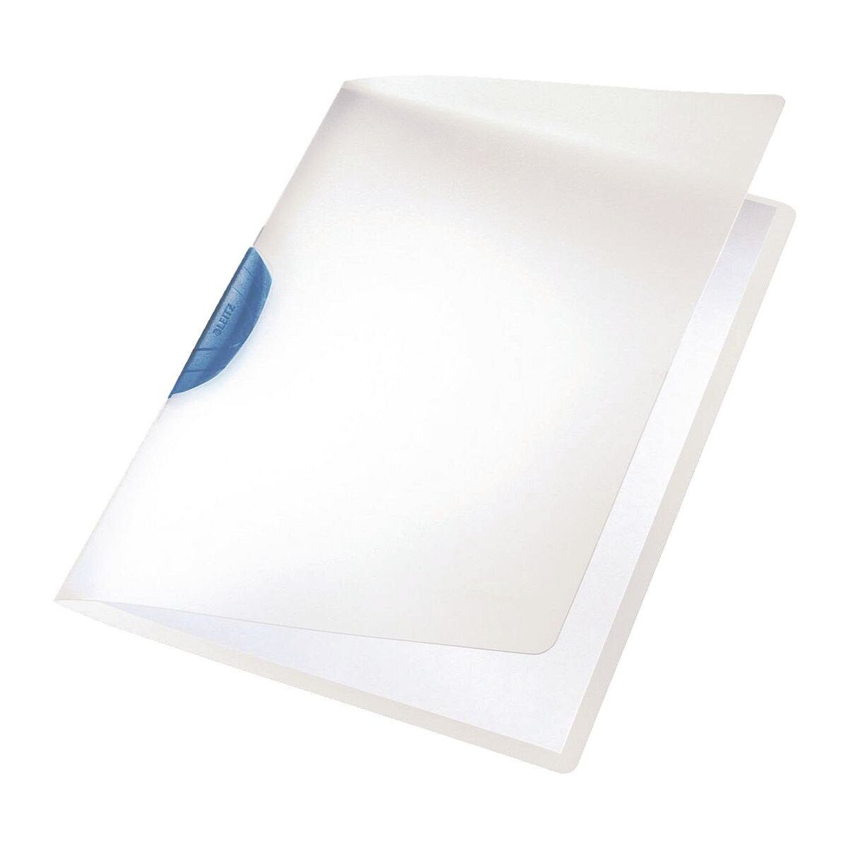 LEITZ Hefter Colorclip Magic 4174, mit Klemmfunktion, komplett aufklappbar, Format DIN A4, bis 30 Blatt